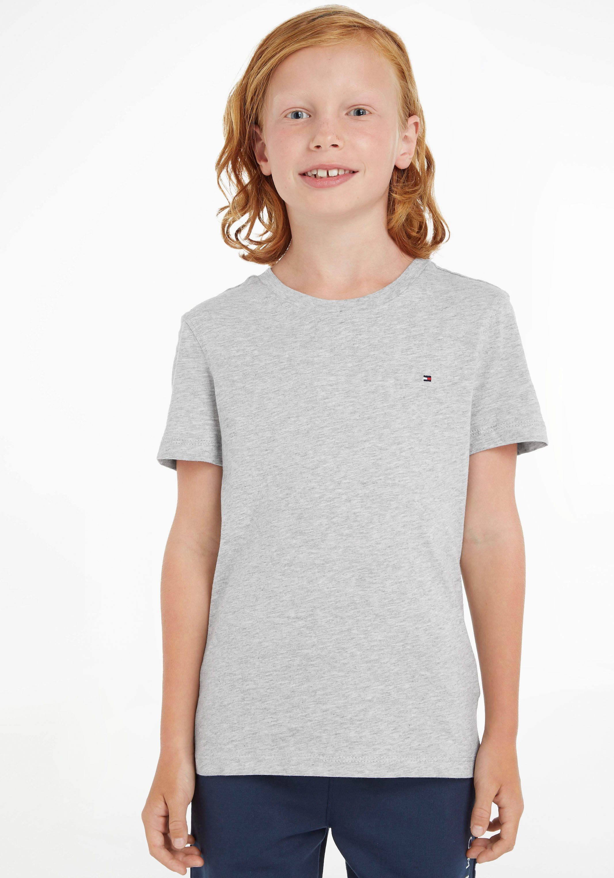 Tommy Hilfiger T-shirt BOYS BASIC CN KNIT Kinderen Kids Junior MiniMe,