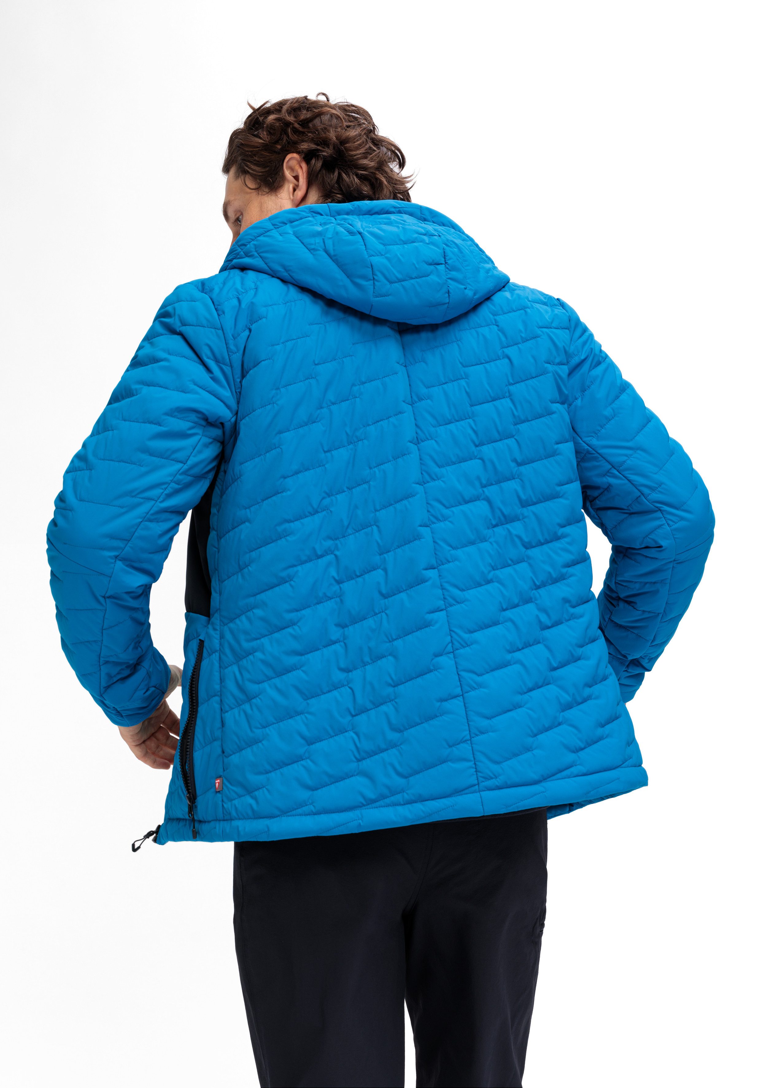 Maier Sports Functioneel jack Donovaly M Heren outdoorjas, Primaloft jas met 3 ritszakken en capuchon