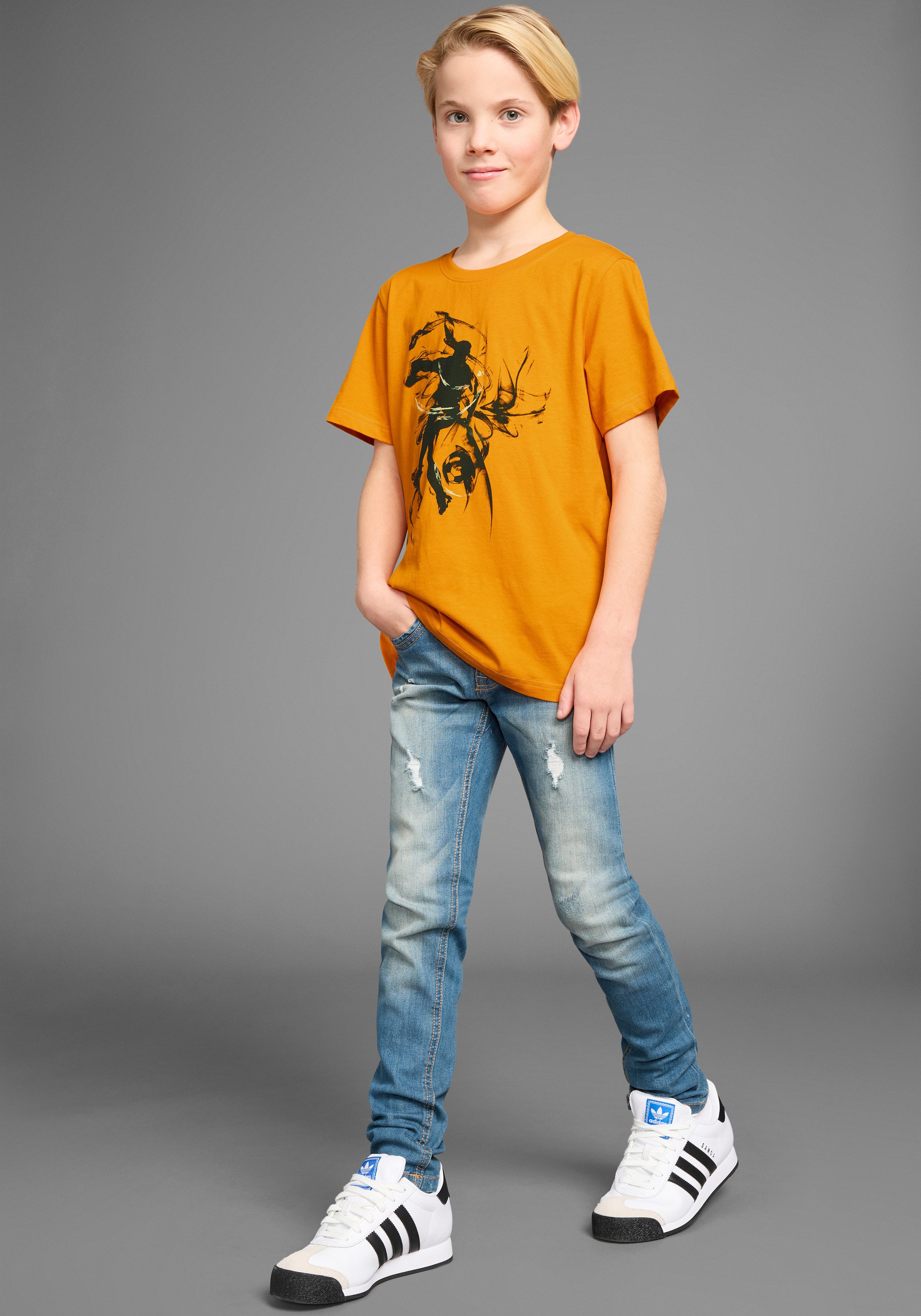 KIDSWORLD T-shirt Football , coole voetballer-print