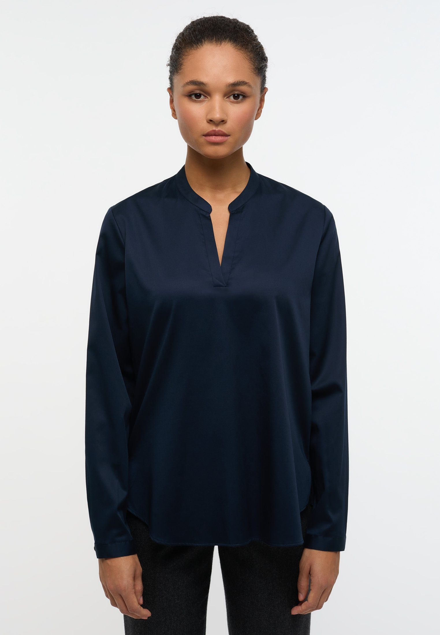 Eterna Lange blouse Loose fit EASY IRON (gemakkelijk te strijken)