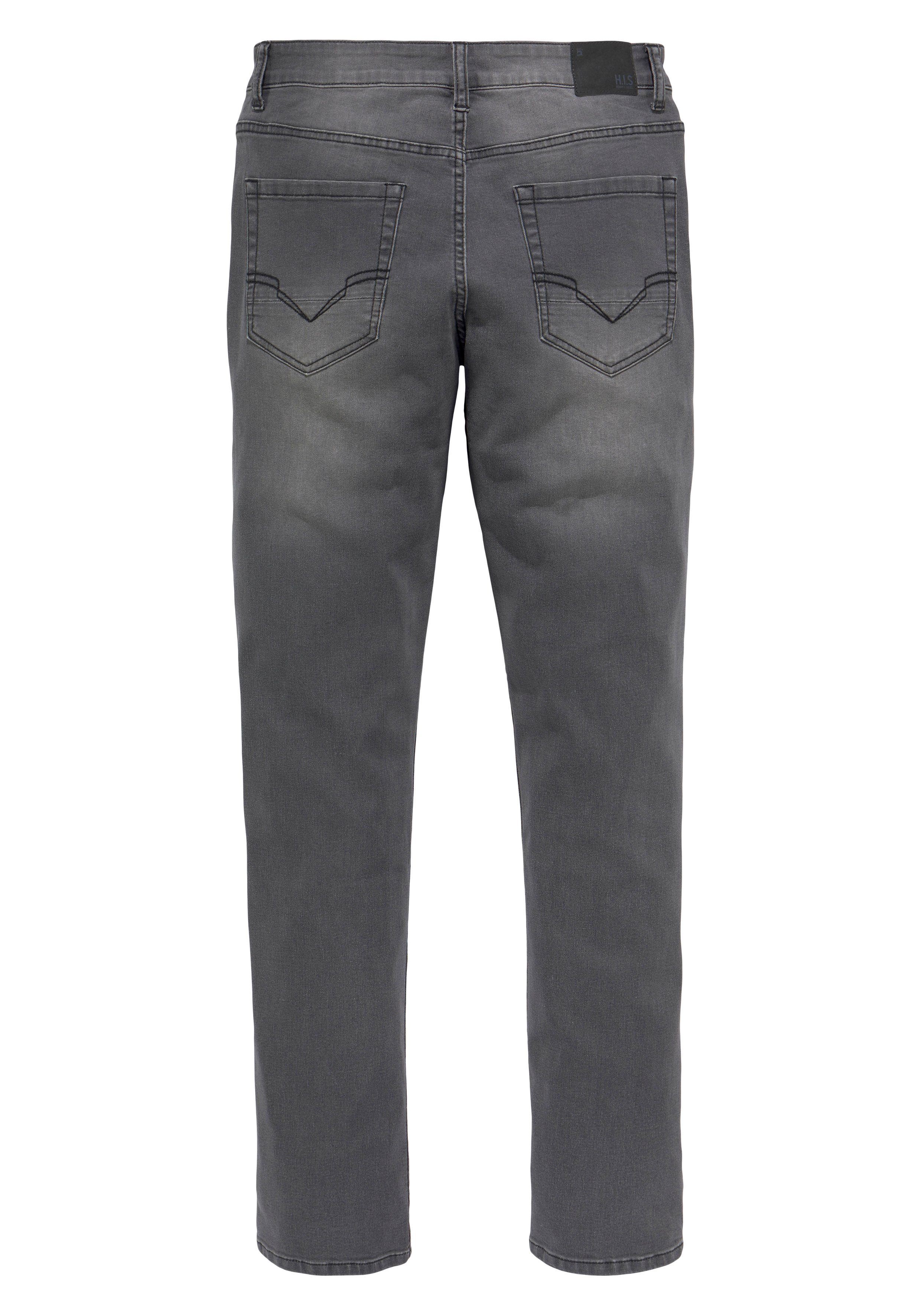 H.I.S Slim fit jeans FLUSH smalle broekpasvorm, met used-effecten, lage taille