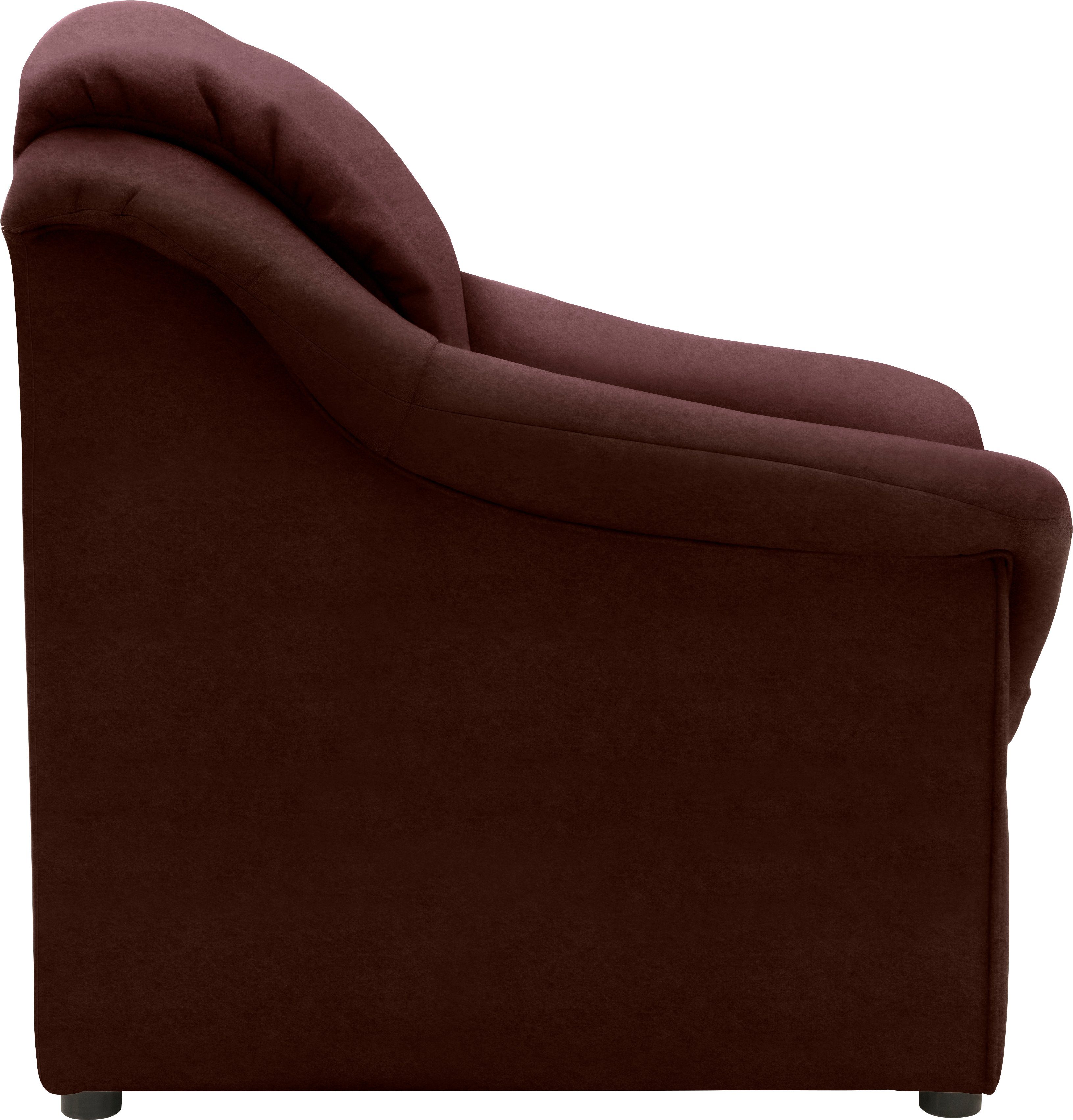 DOMO collection Fauteuil Faenza voor kleine ruimtes, tijdloos en elegant, compacte afmetingen