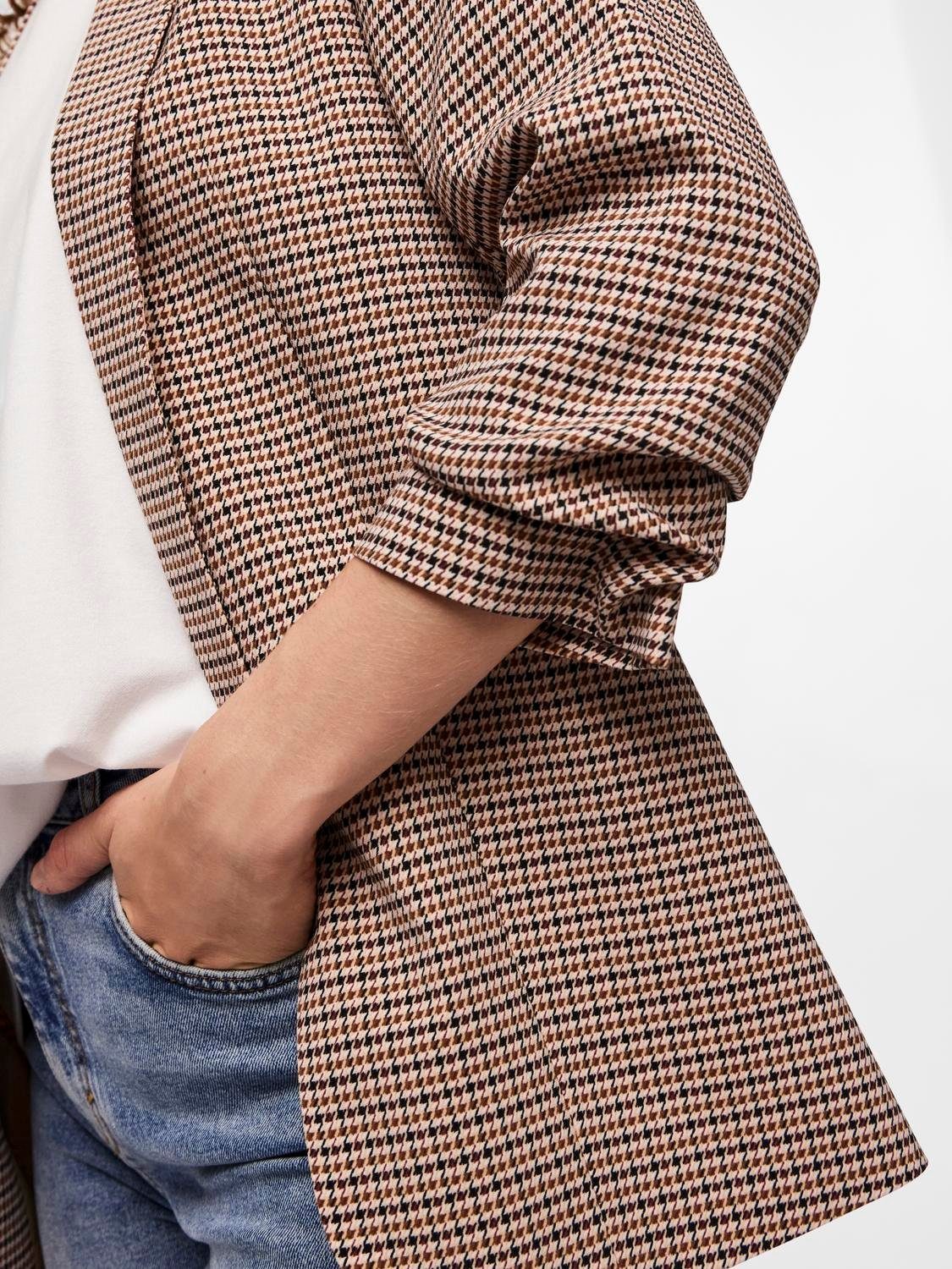 pieces Blouseblazer PCBOSELLA 3/4 PRINTED BLAZER NOOS