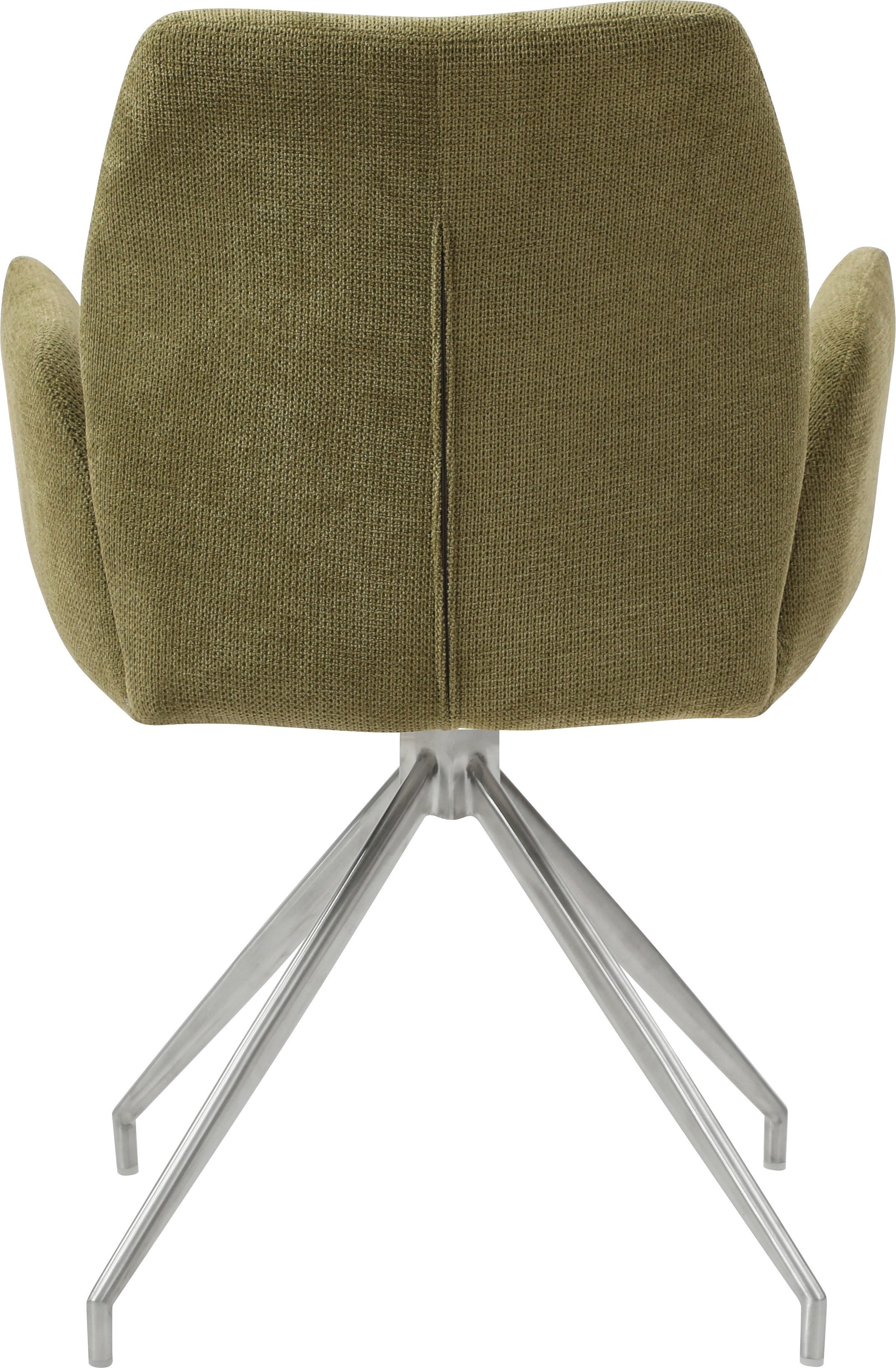 SalesFever Eethoek Tafelblad met echte boomrand, frame van roestvrij staal (set, 5-delig)