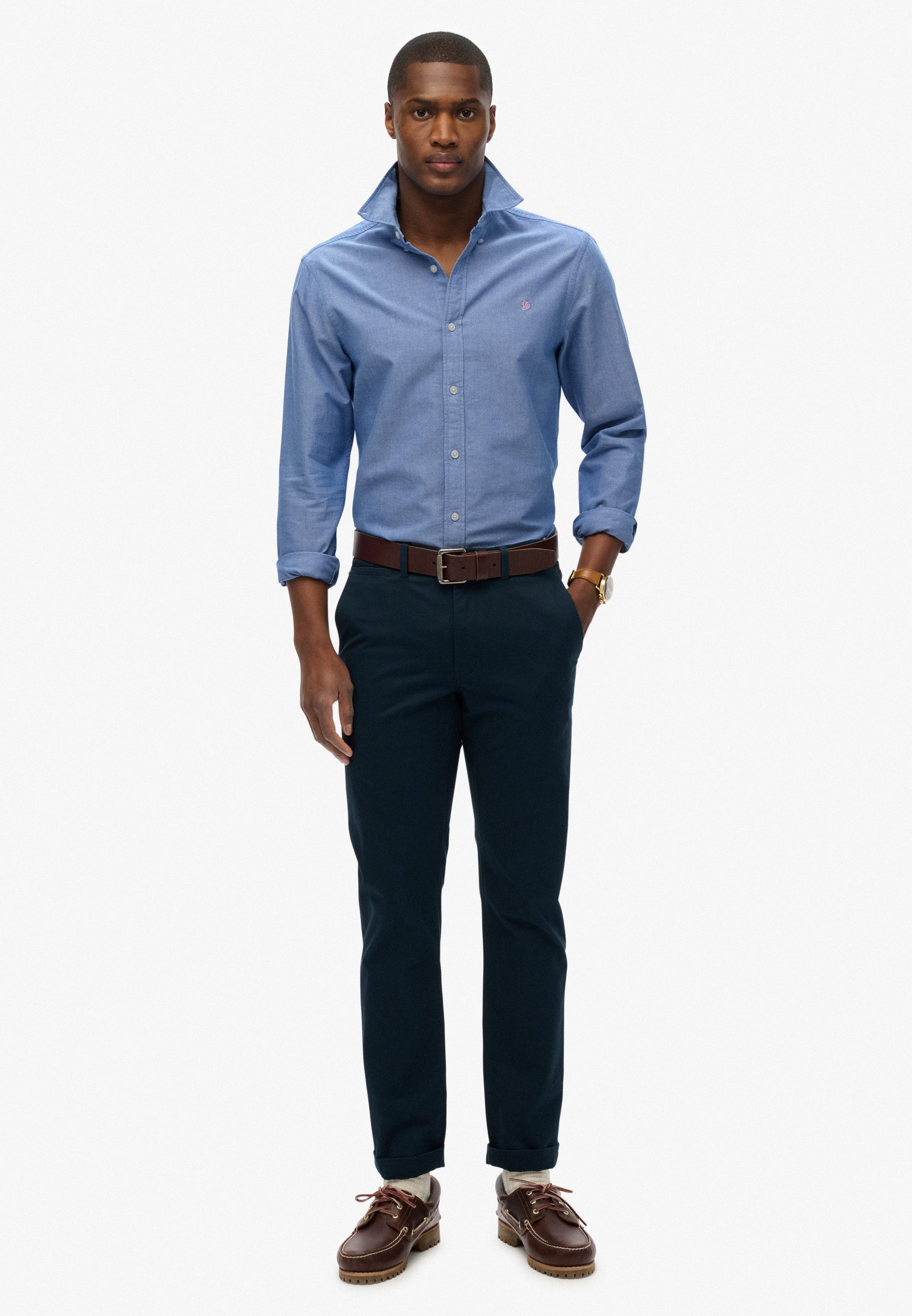 Superdry Overhemd met lange mouwen CLASSIC OXFORD L/S SHIRT