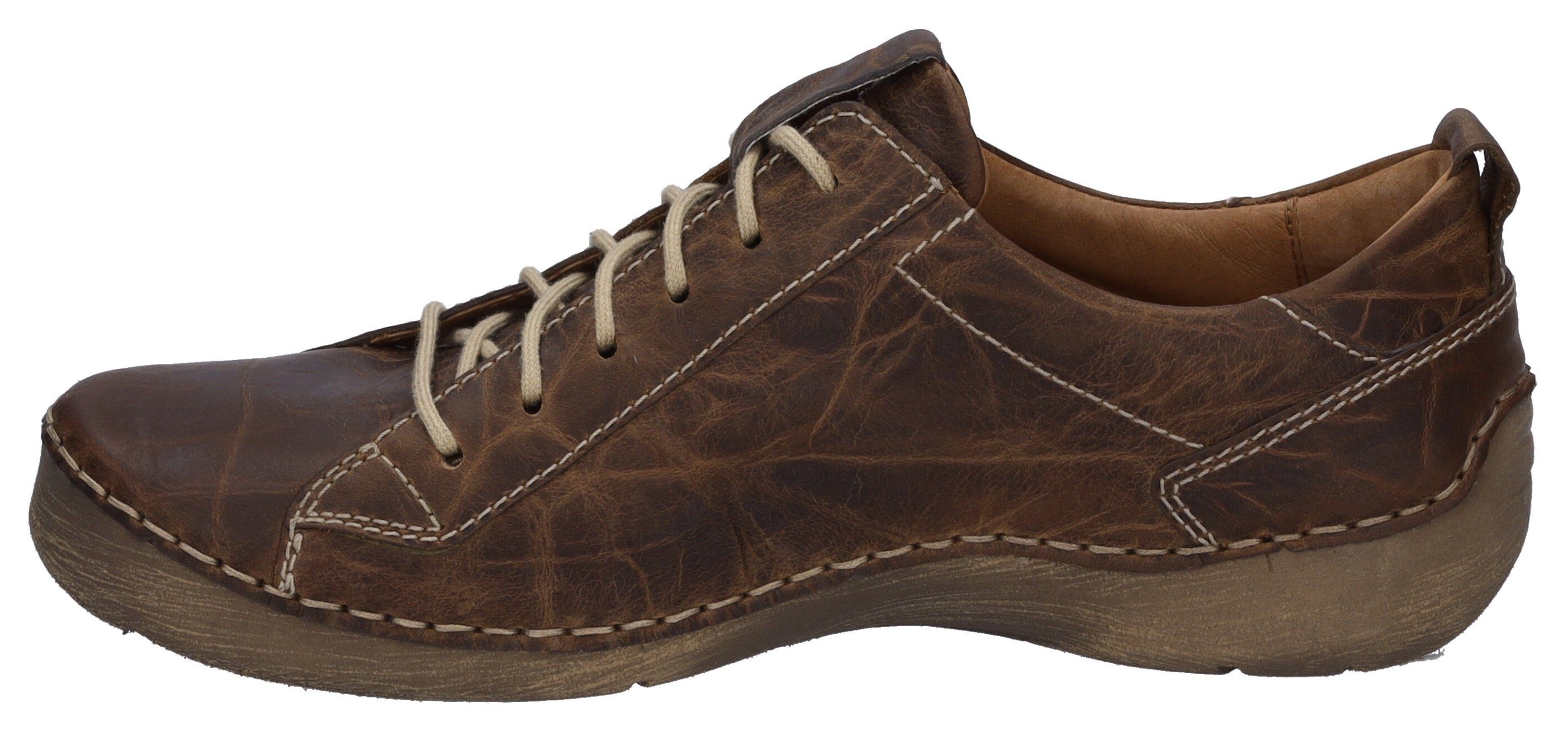 Josef Seibel Veterschoenen FERGEY 56 Vrijetijdsschoen, lage schoen, veterschoen met uitneembare binnenzool