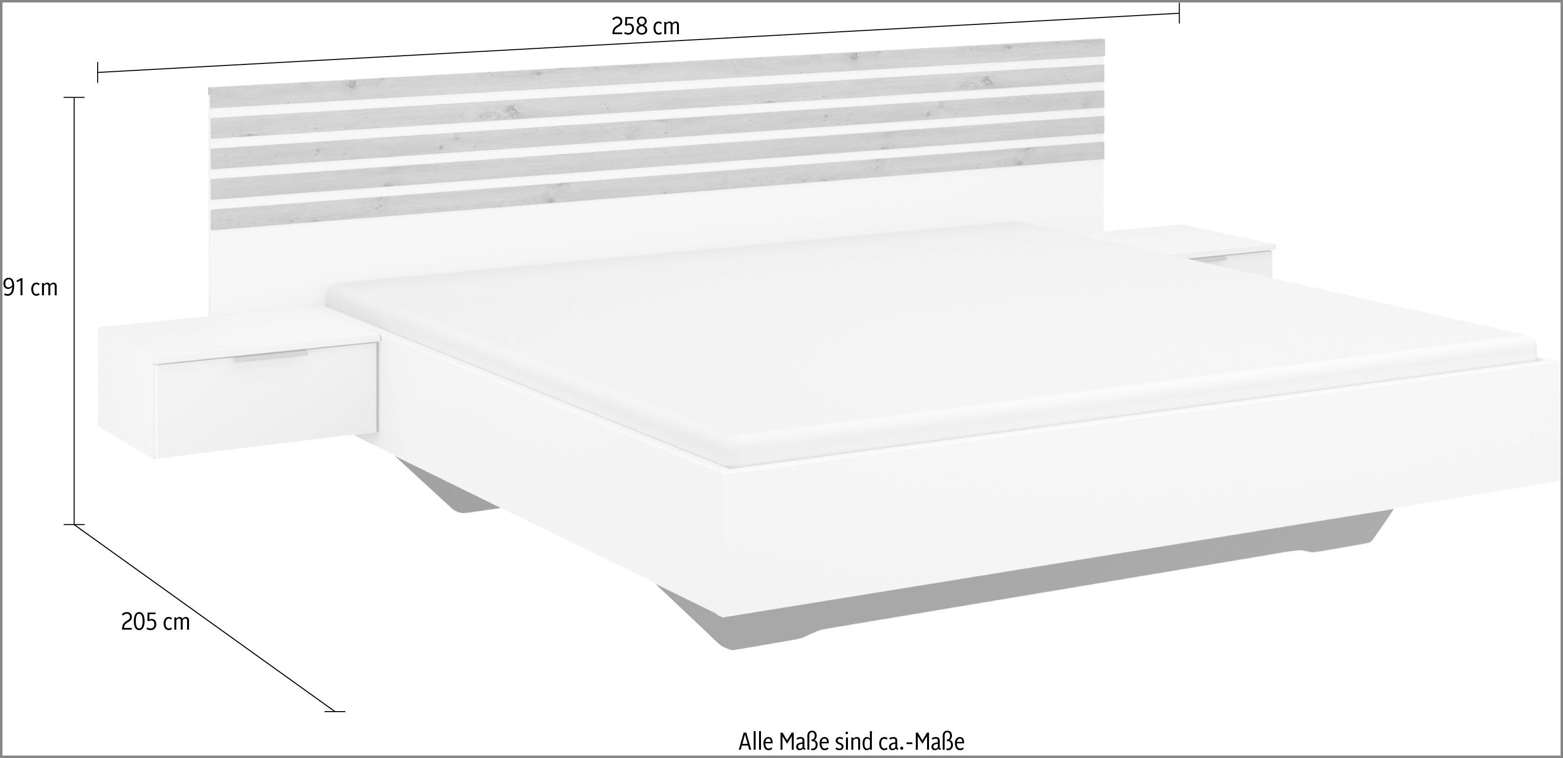 rauch Ledikant Lamella met elegante lattengarnering
