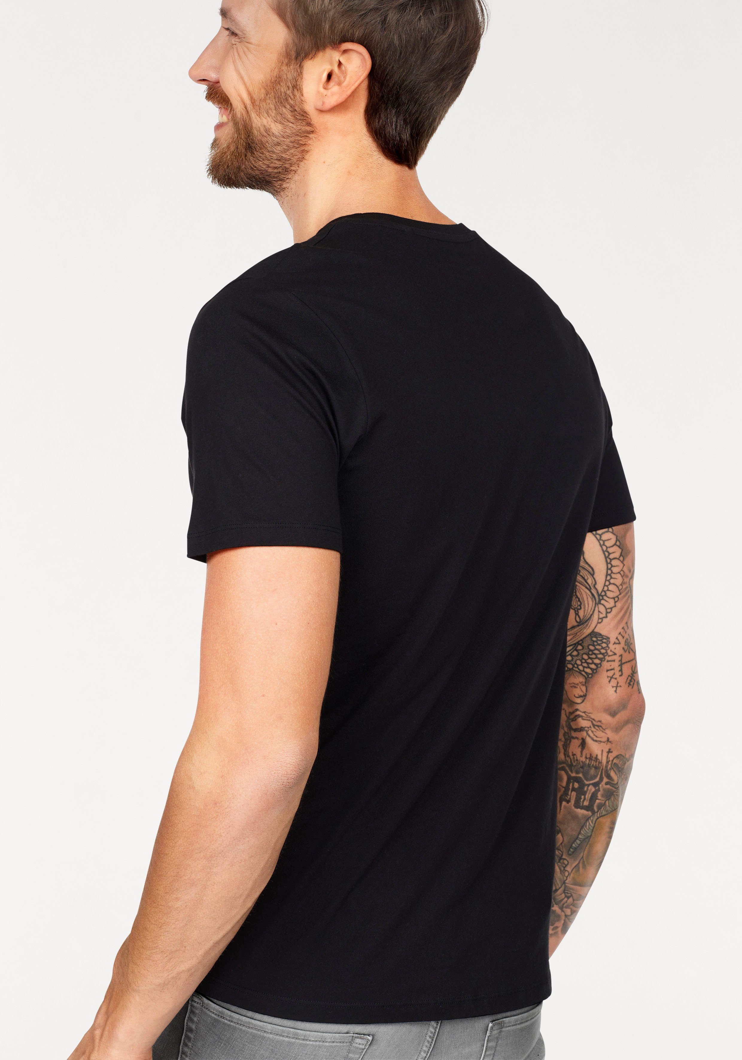 Jack & Jones Shirt met ronde hals JJECORP LOGO TEE SS CREW NECK 3PKMP NOOS (3-delig, Set van 3)