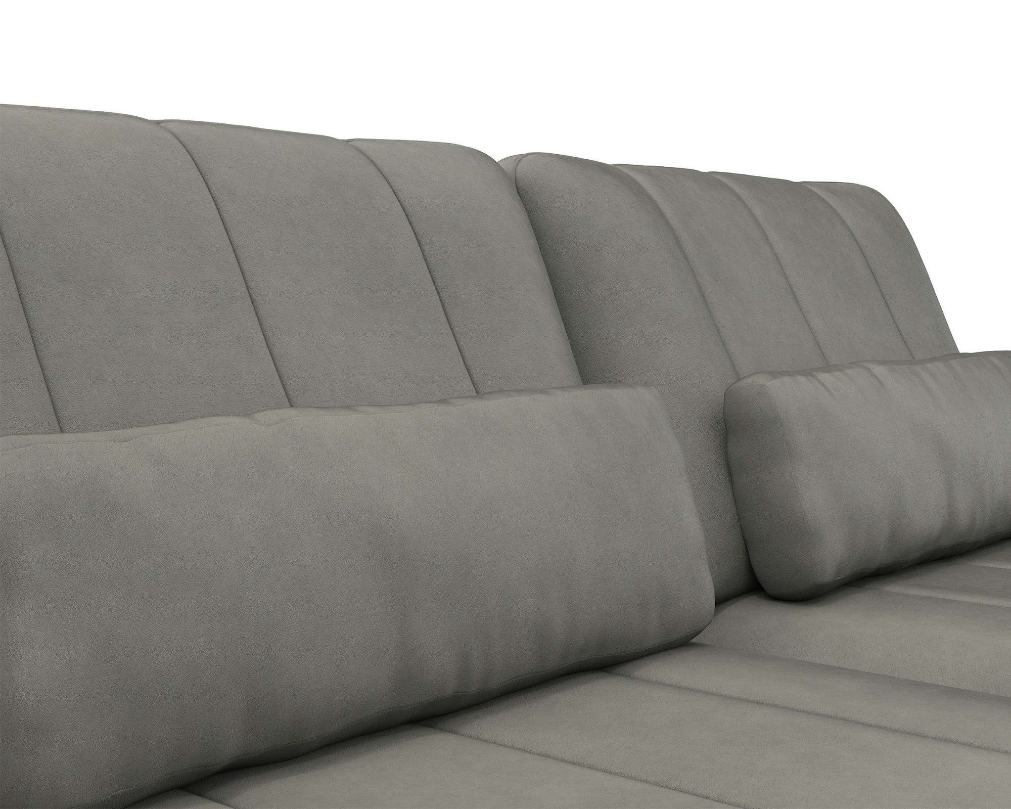 FLEXLUX 3-zitsbank Tropea multifunctionele bank, designbank, relaxfunctie, tv-bank, met armleuningverstelling en zitdiepteverstelling, breedte 252 cm