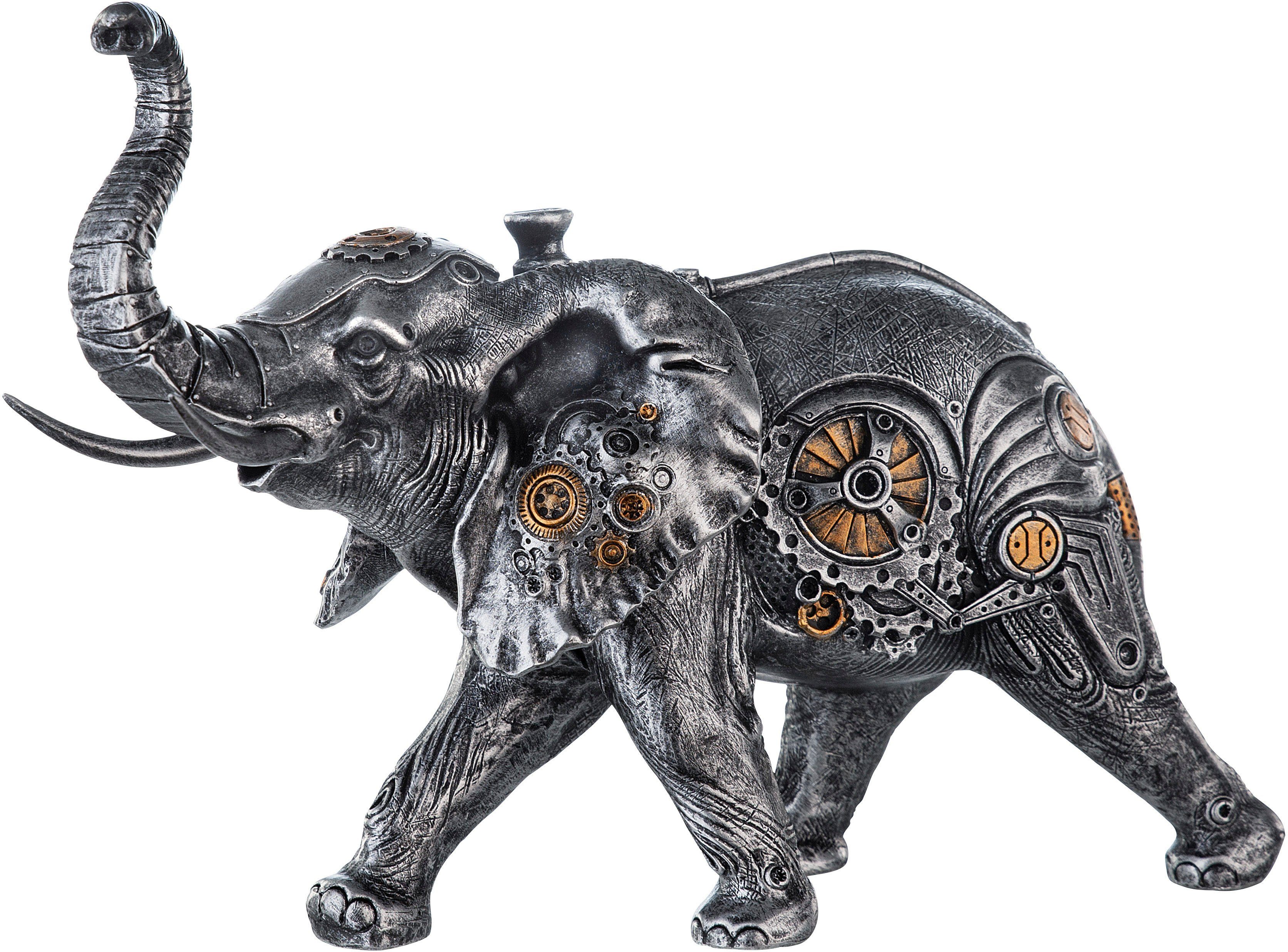 Casablanca by Gilde Dierfiguur Skulptur Steampunk Elephant (1 stuk)
