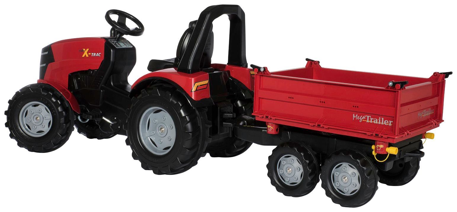 rolly toys® Kindervoertuig-aanhanger Mega Trailer voor traptractoren
