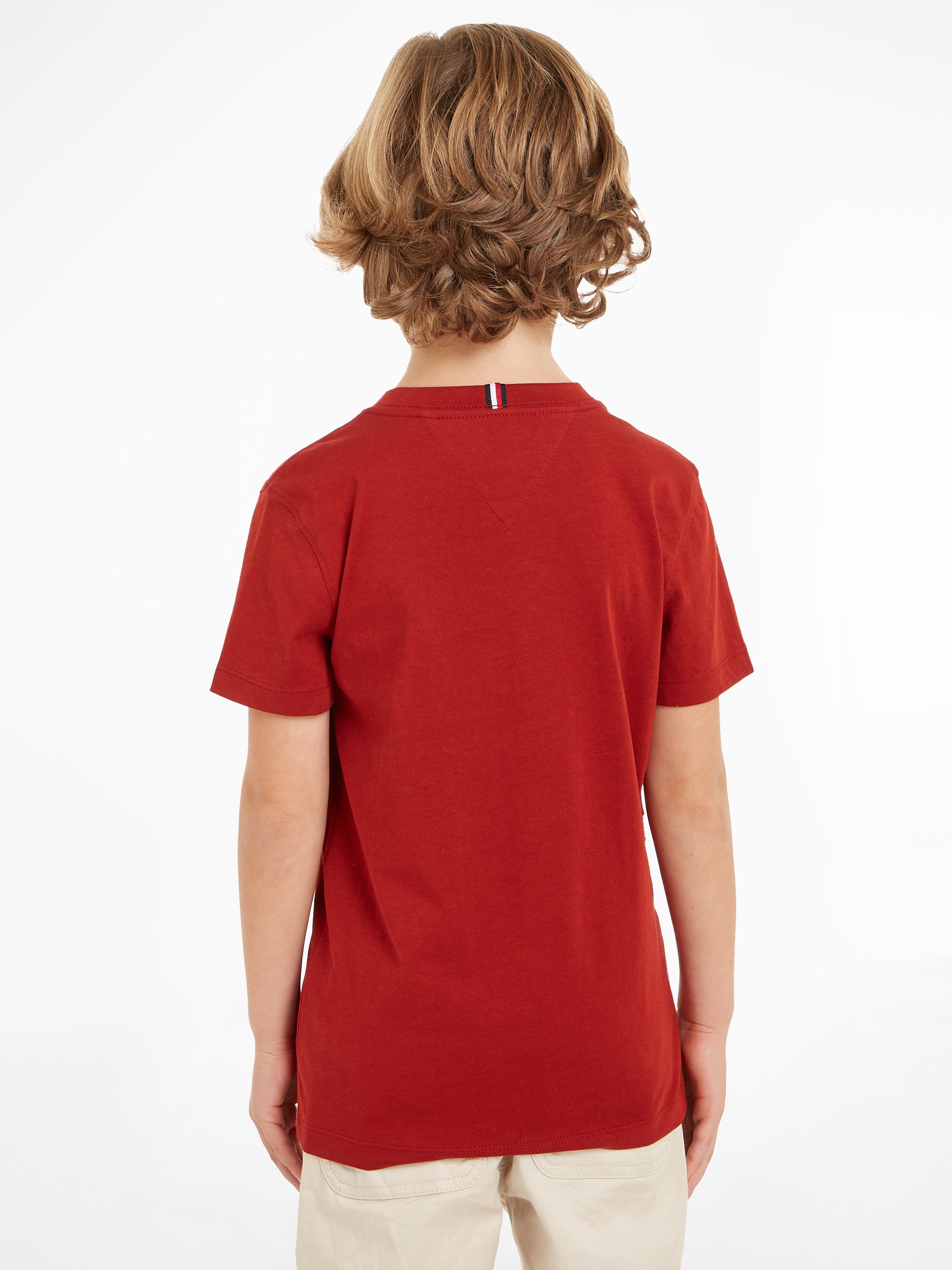 Tommy Hilfiger Shirt met korte mouwen ESSENTIAL COTTON TEE S S Kinderen tot 16 jaar met logostiksel