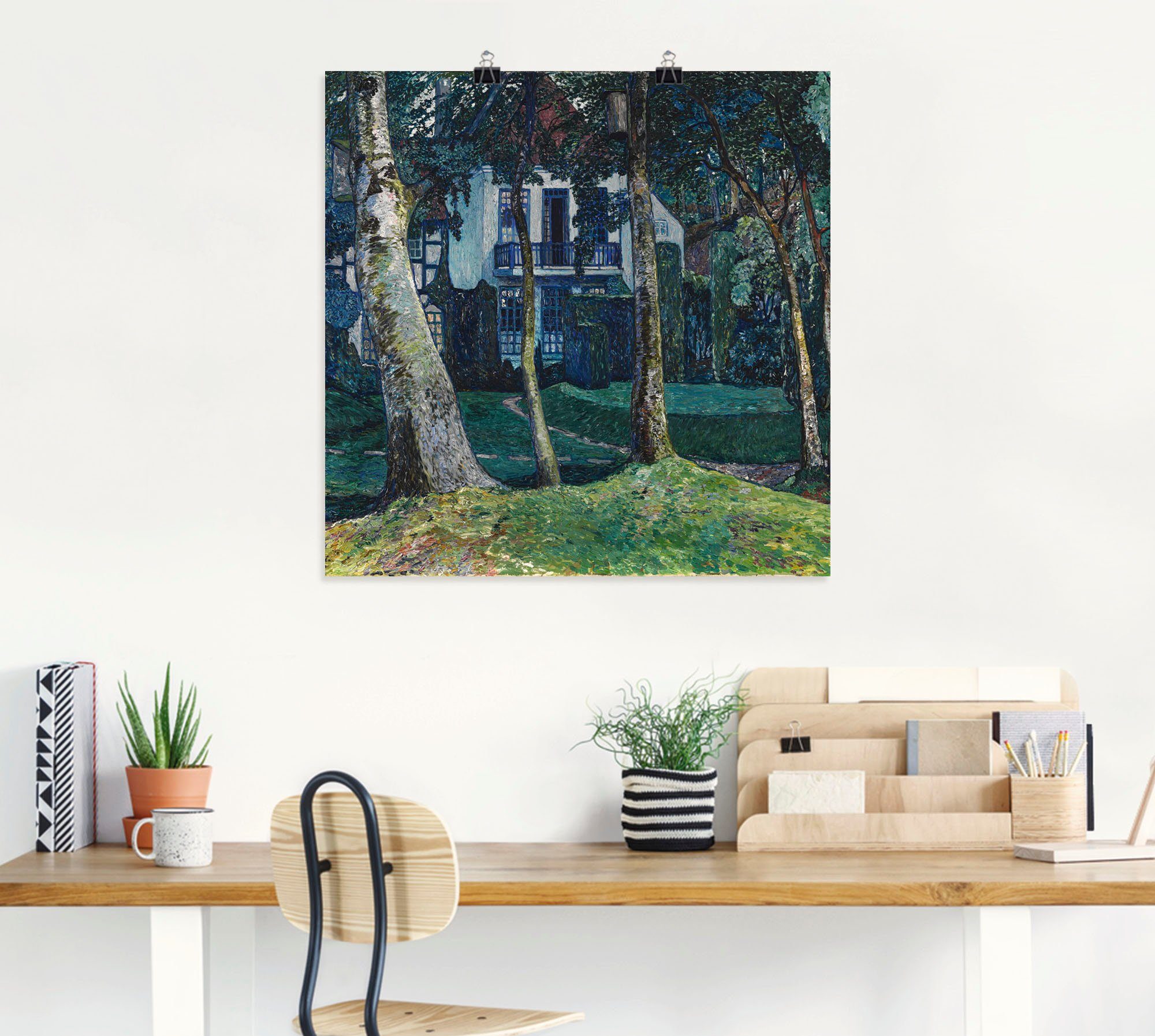 Artland Artprint Na zonsondergang (Barkenhoff). 1914 als artprint van aluminium, artprint op linnen, muursticker of poster in verschillende maten