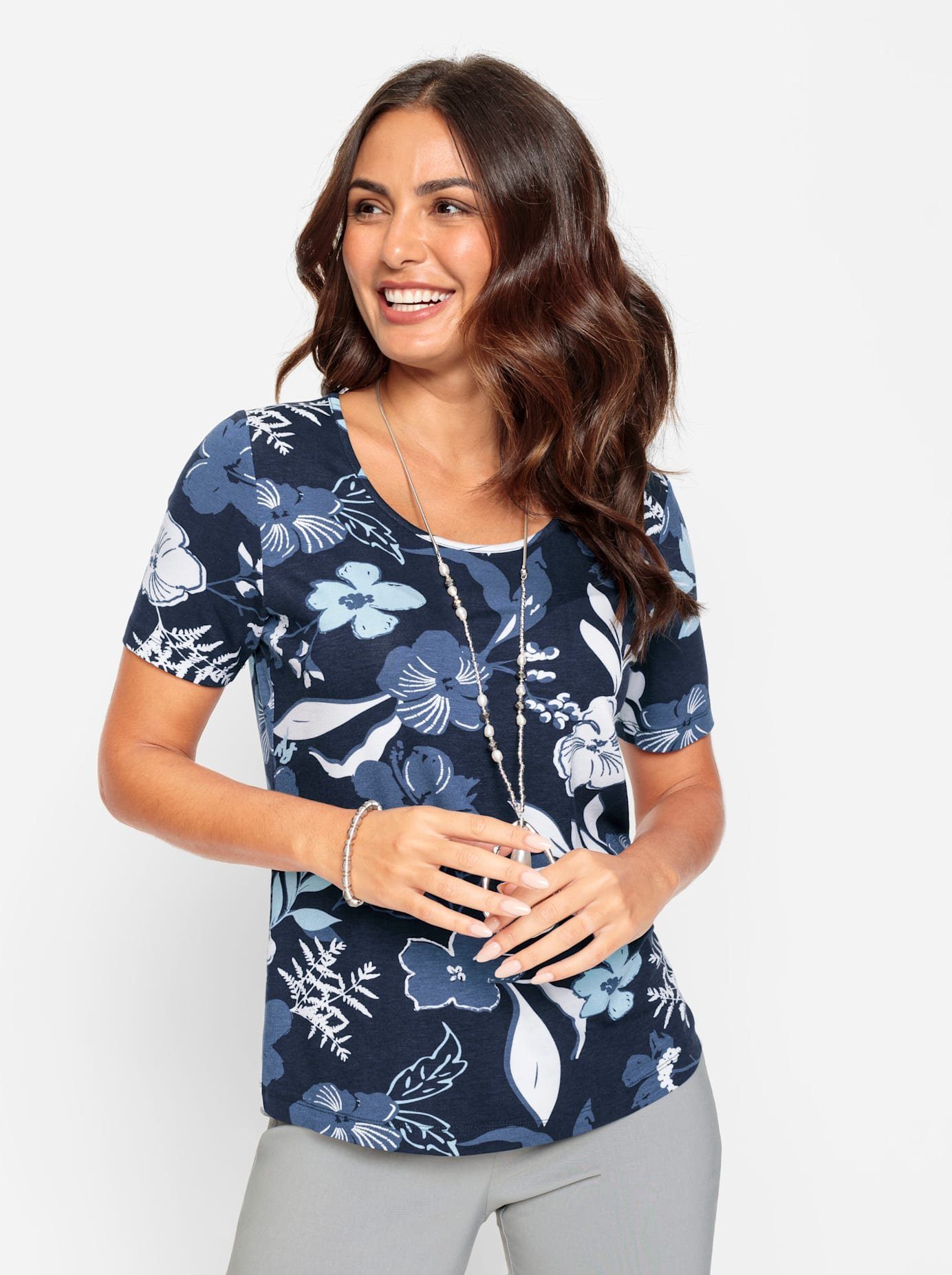 Lady Shirt met print Shirt (1-delig)