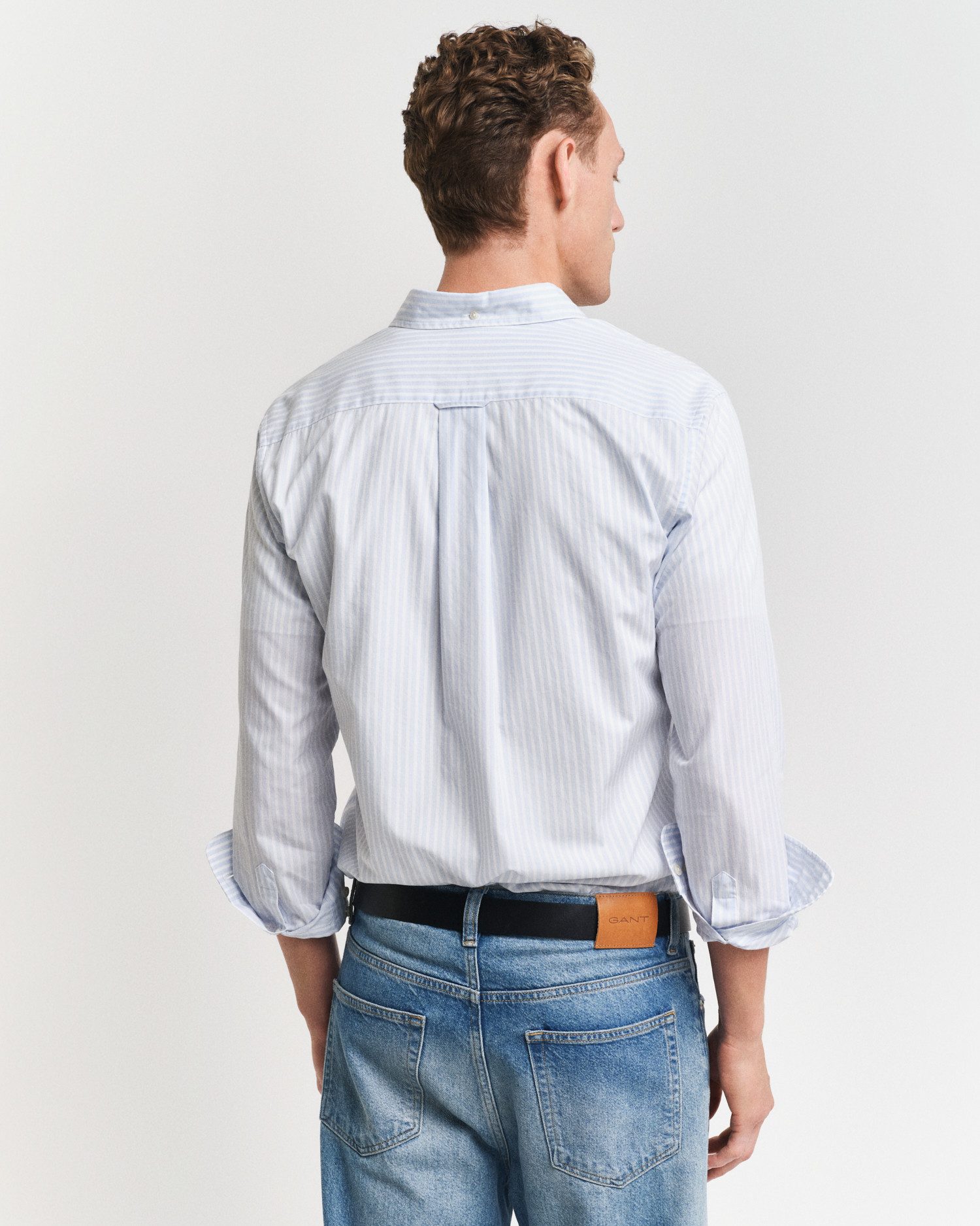 Gant Overhemd met lange mouwen REG POPLIN STRIPE SHIRT