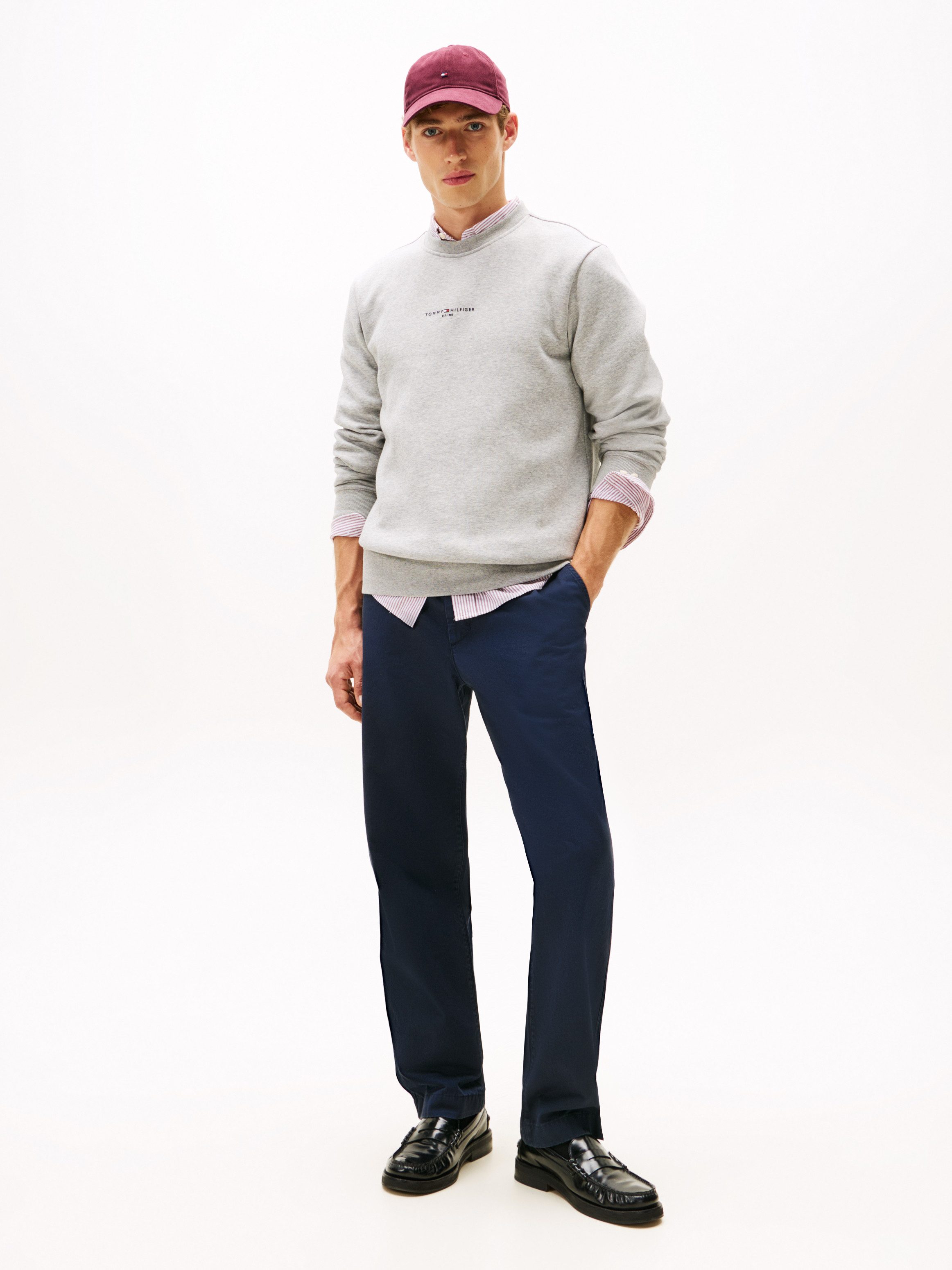 Tommy Hilfiger Sweatshirt TOMMY LOGO TIPPED CREWNECK