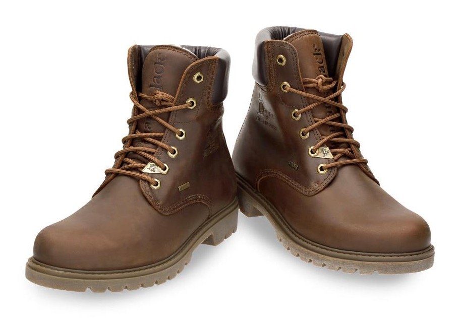 Panama Jack Veterschoenen hakken, veterschoenen, outdoorschoen met logo-decoratie