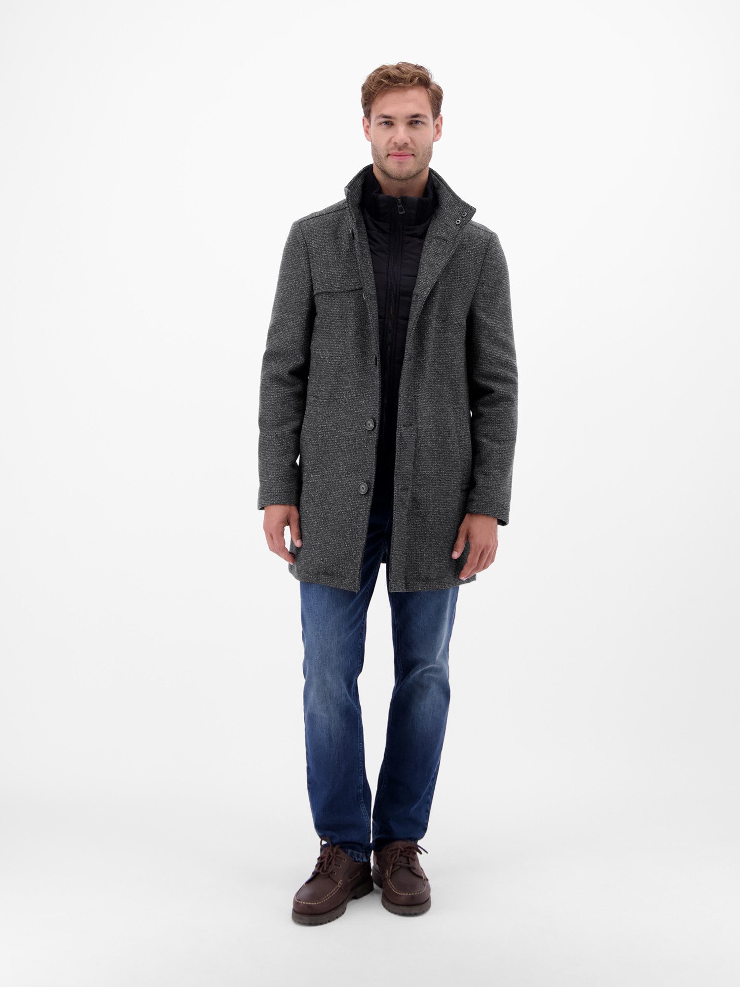 Lerros Wollen jas LERROS Sportieve wollen jas voor heren