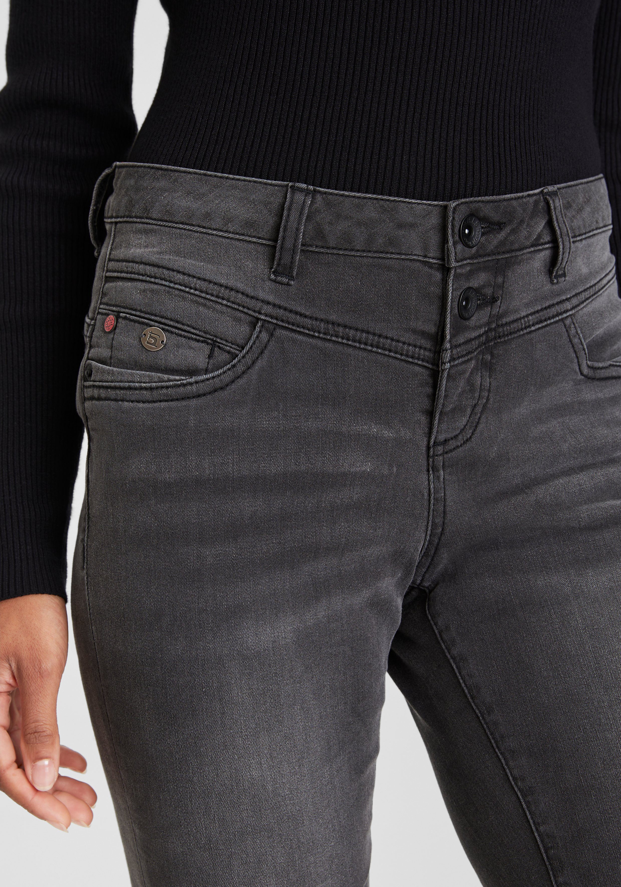 H.I.S 5-pocket jeans DjunaHS ecologische, waterbesparende productie door ozon wash