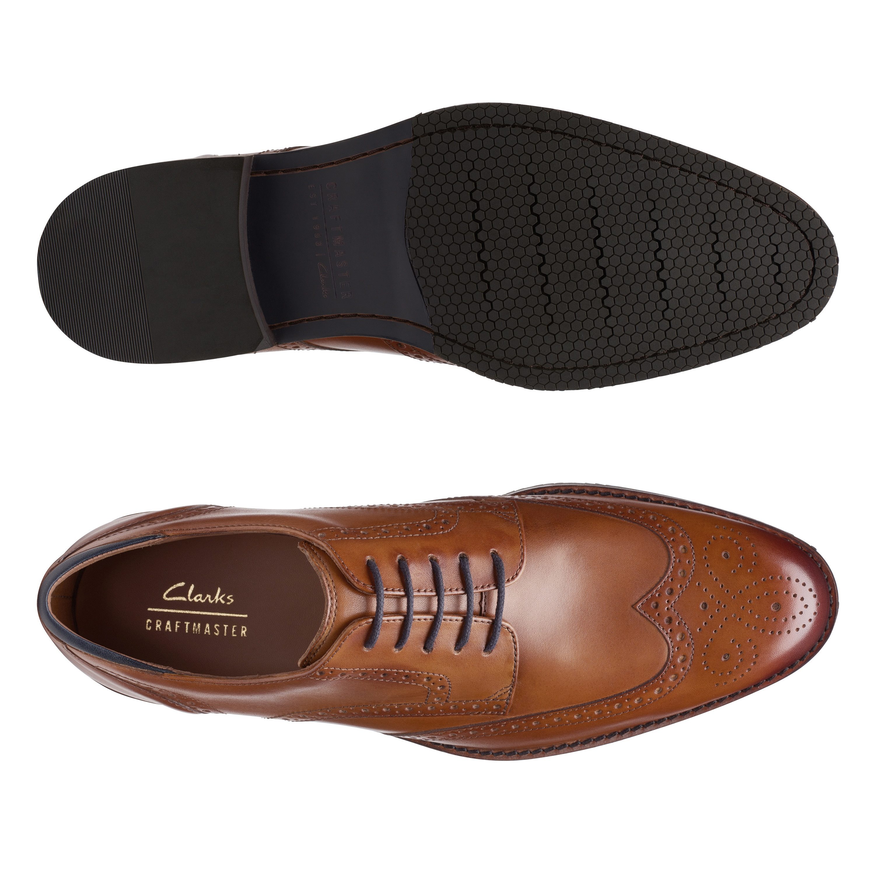 Clarks Schoenen met perforatie