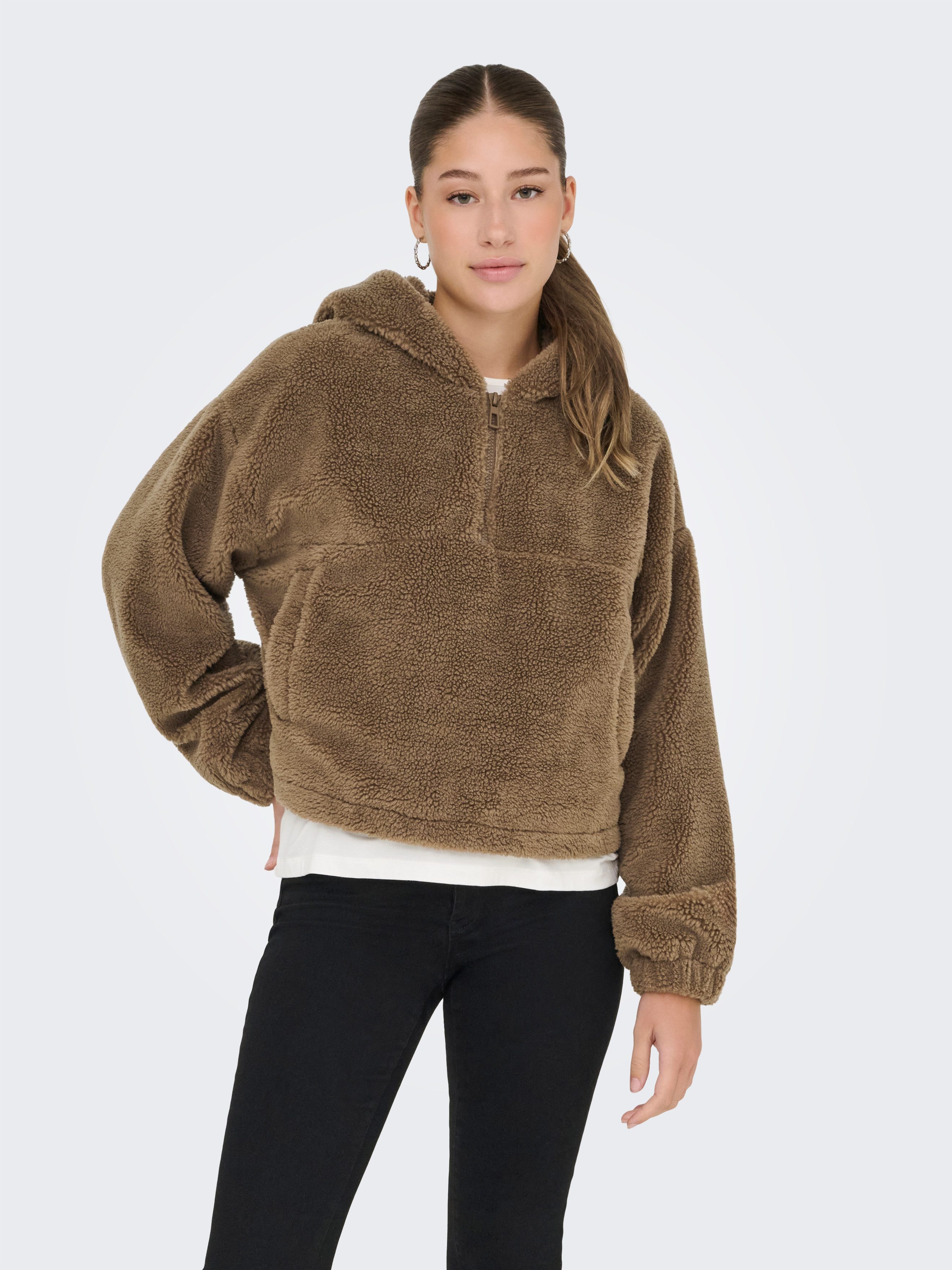Only Fleecejack ONLSIENA TEDDY ANORAK LIFE CC OTW