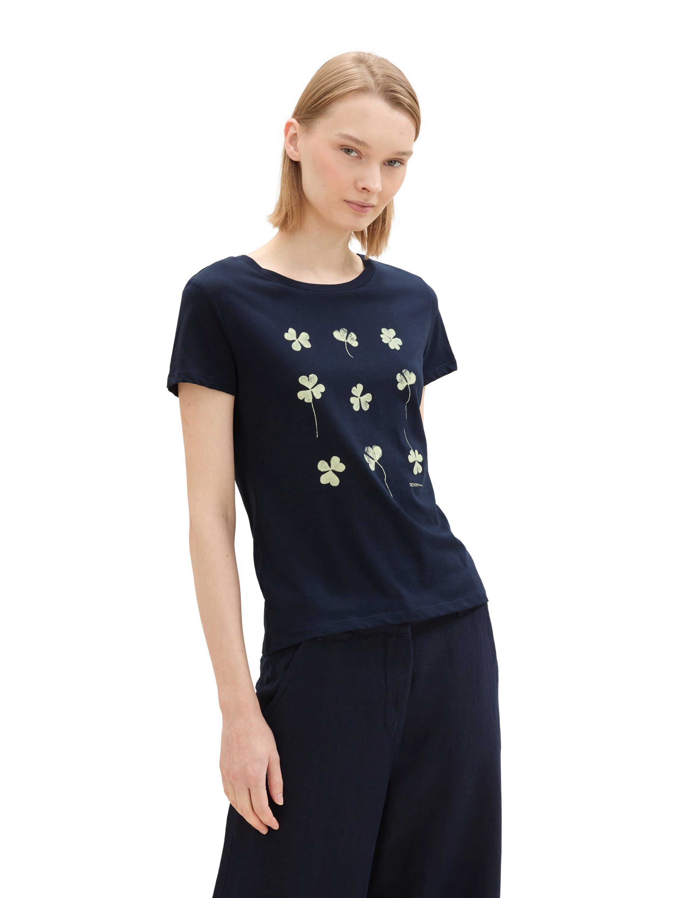 Tom Tailor Denim T-shirt met frontprint