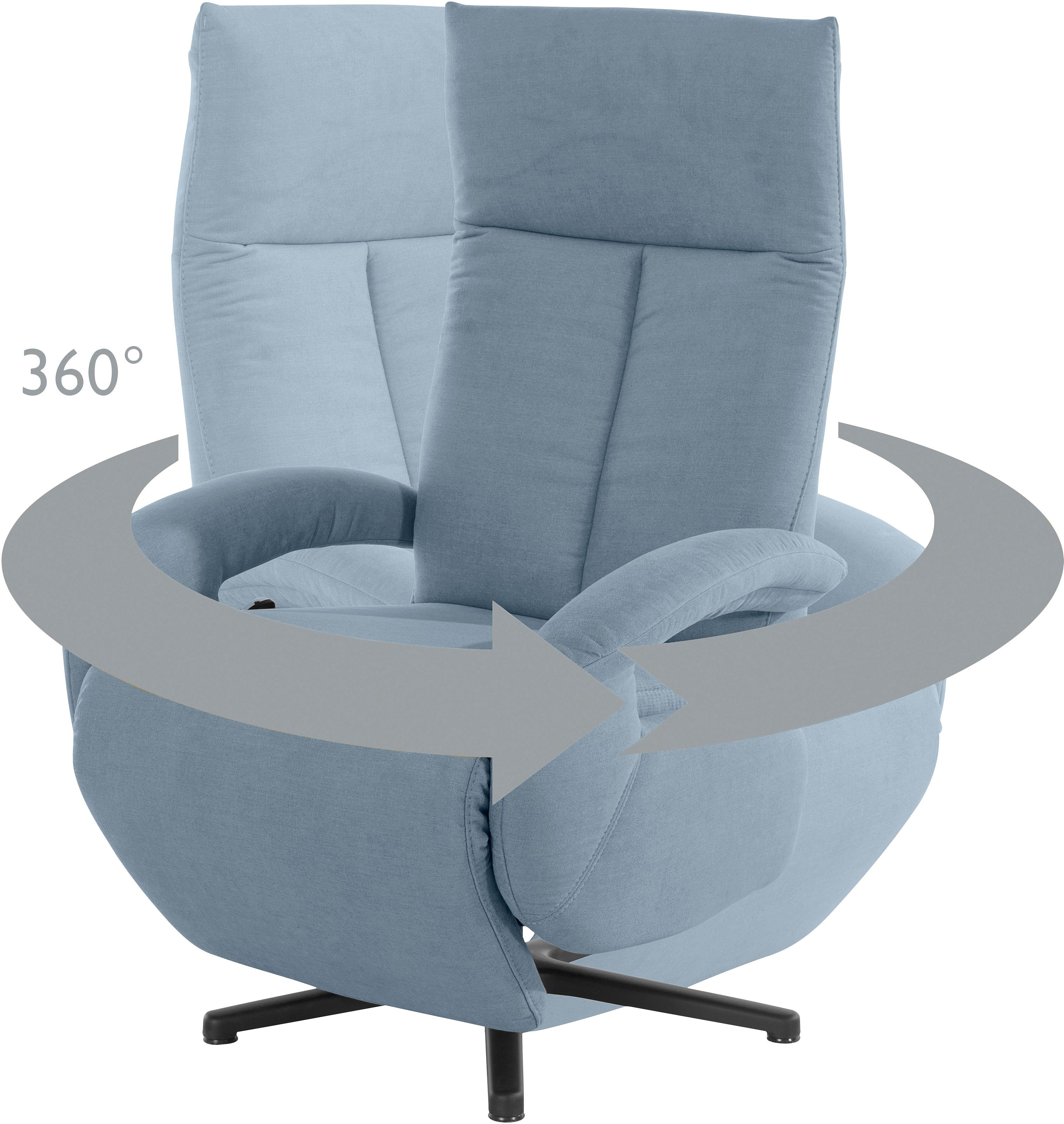 sit&more Relaxfauteuil Tycoon naar keuze handmatig, met twee motoren of met accu of met 2 motoren