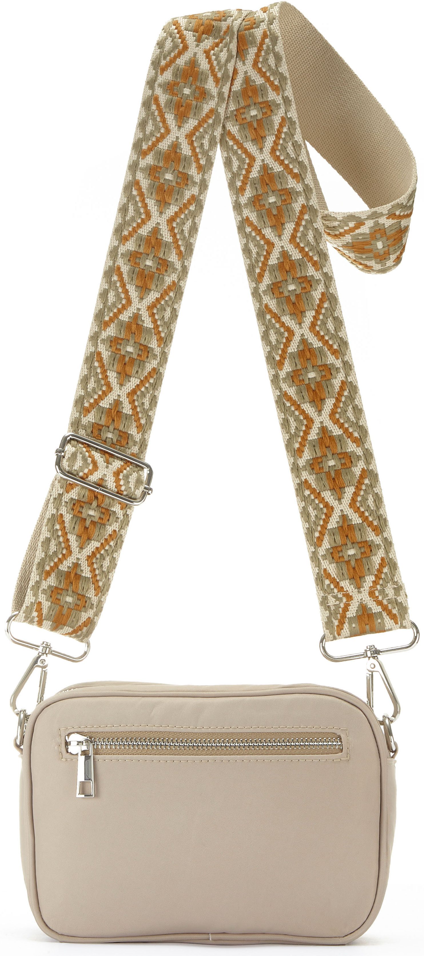Lascana Schoudertas Minibag Handtas crossbody-bag met verwisselbare schouderriemen VEGAN