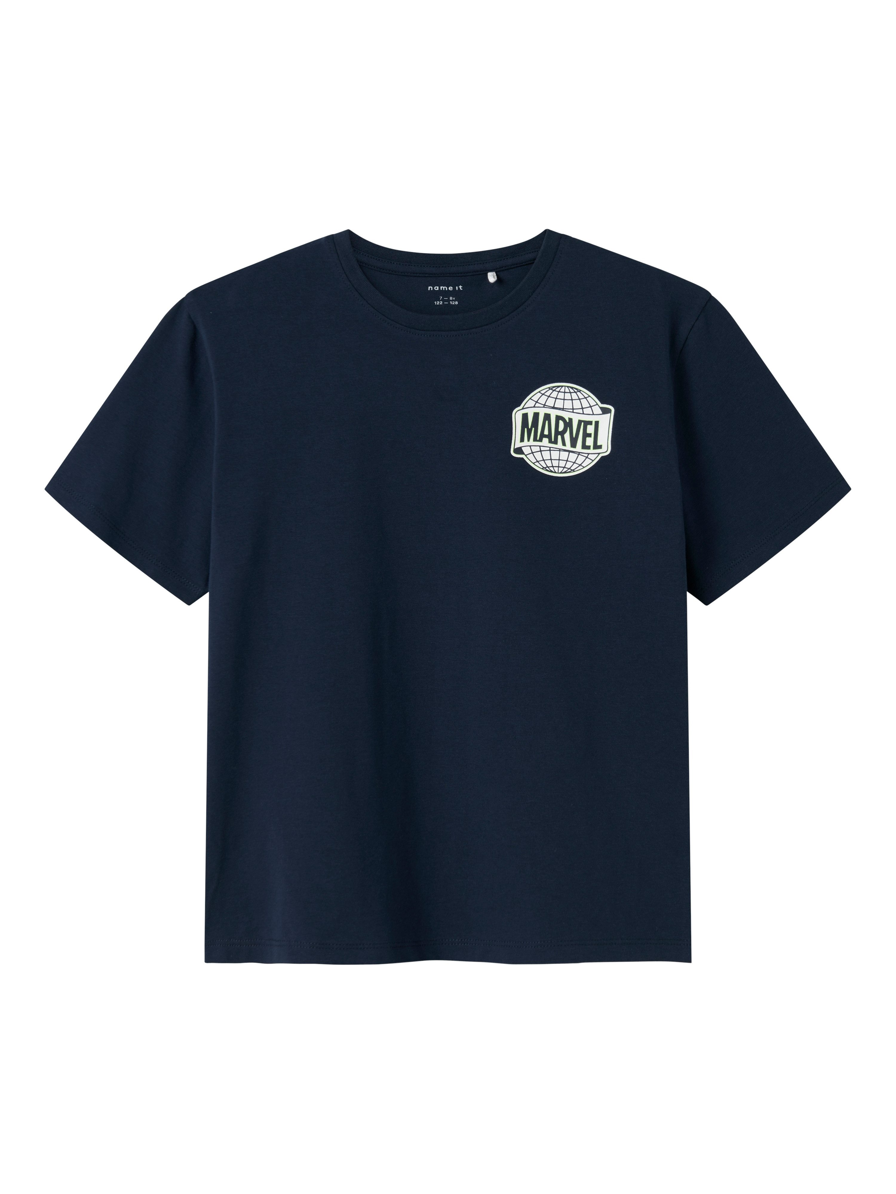 Name It Shirt met korte mouwen NKMMAJOR MARVEL NREG SS TOP MAR jongens t-shirts maat 134 (140) blauw