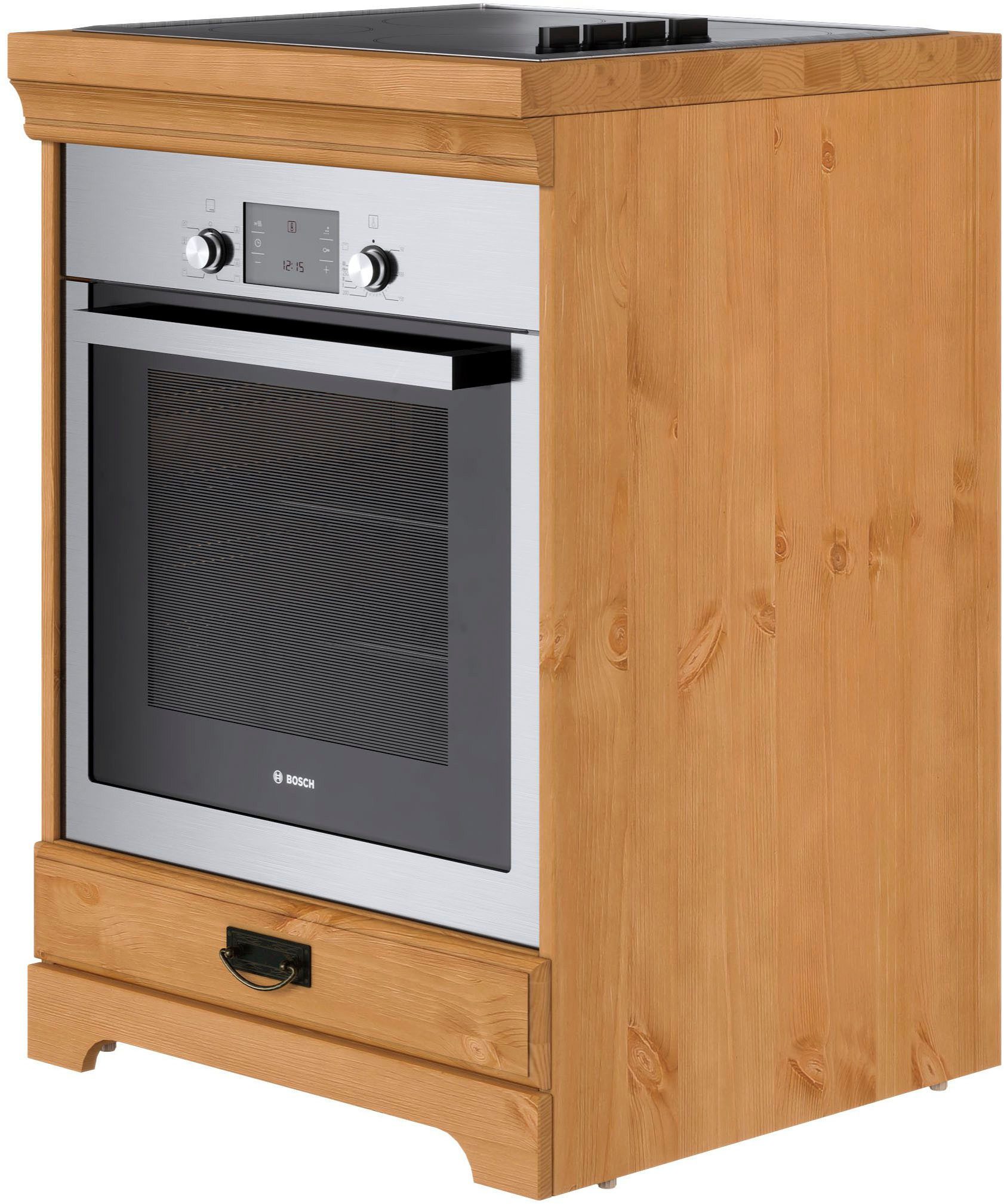 Home affaire Ombouwkast voor oven Rügen Breedte 60 cm, massief grenen, nismaat fornuis B/D/H 56,7/54,2/60,5 cm
