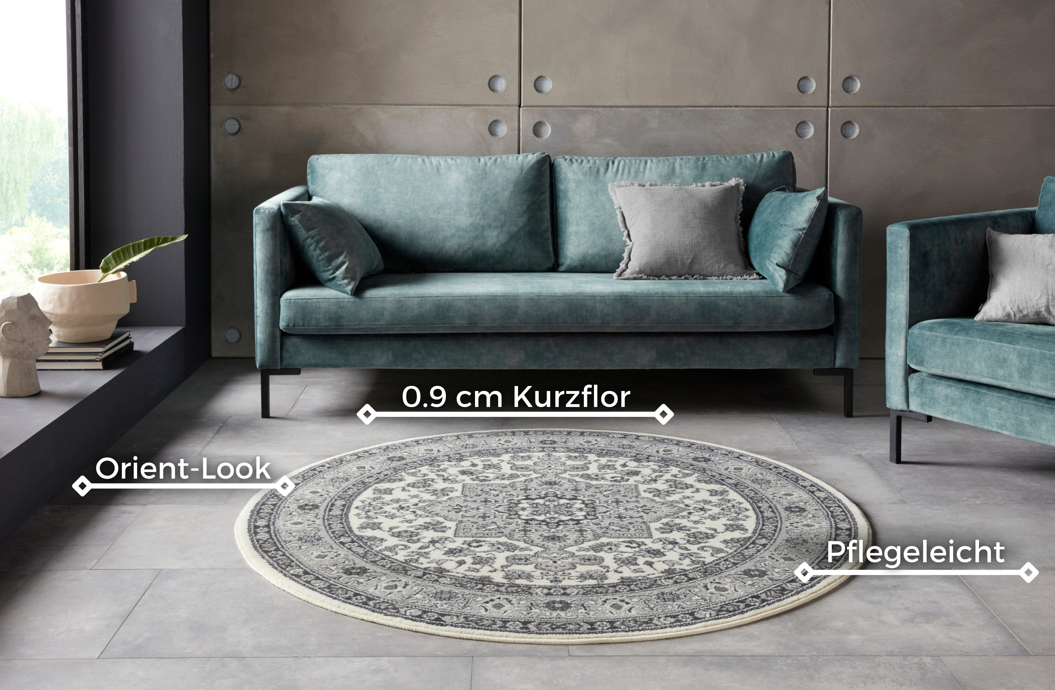 NOURISTAN Vloerkleed Parun Täbriz Korte pool, oriënt, vloerkleed, vintage, eetkamer, woonkamer, hal