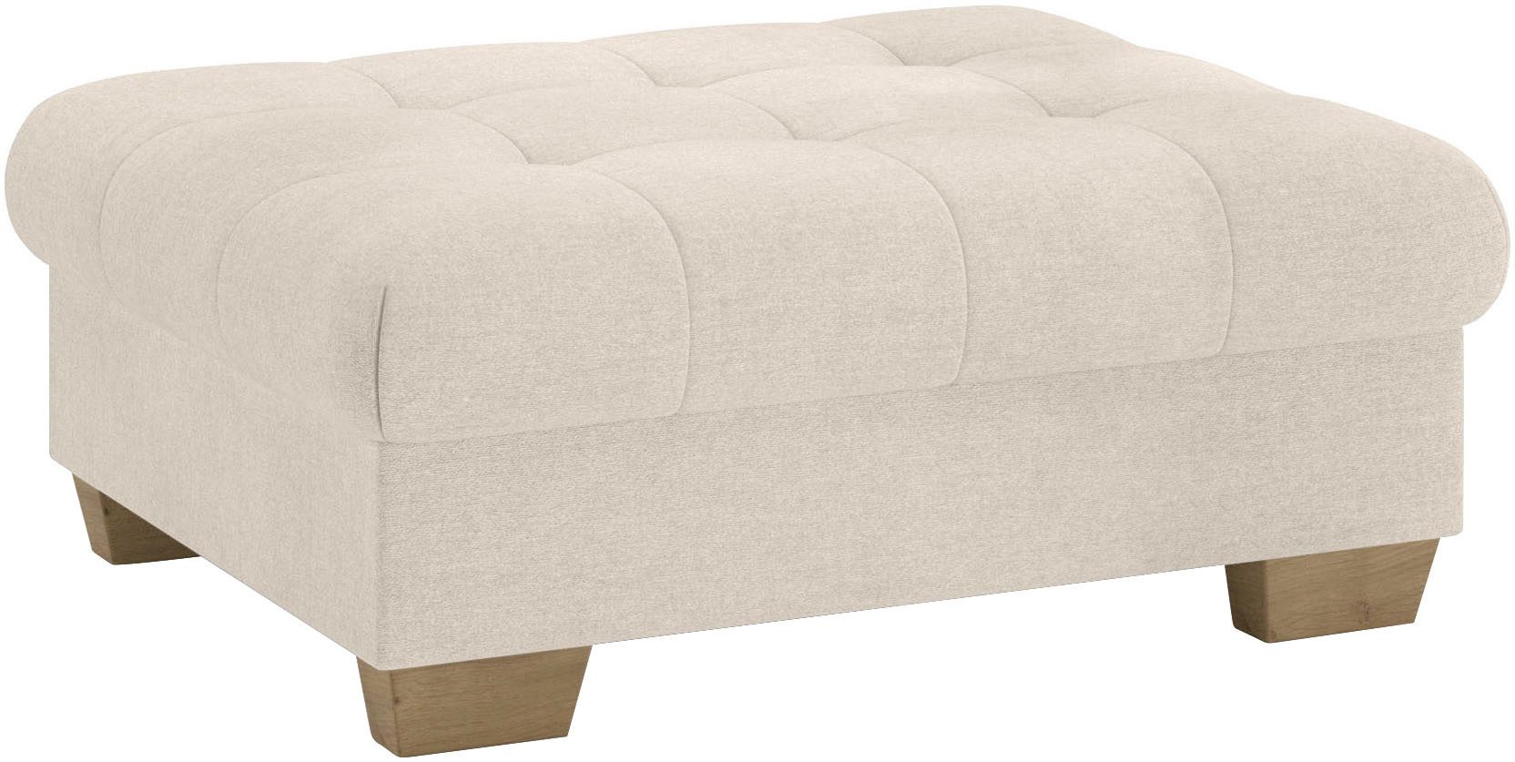 Mr. Couch Hocker Nikita II geschikt voor de set, optioneel met koudschuim bekleding