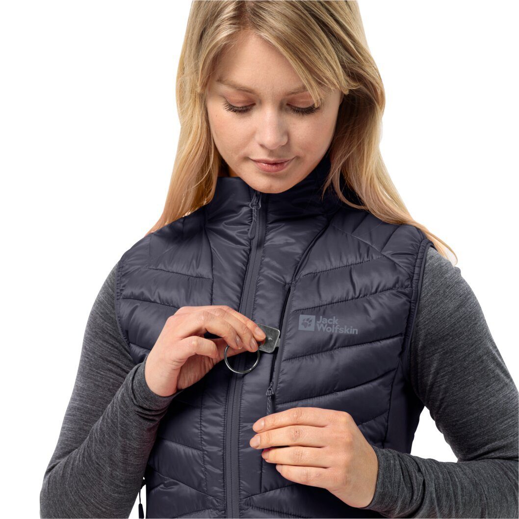 Jack Wolfskin Bodywarmer ROUTEBURN PRO INS VEST W winddicht, zeer waterafstotend, ademend