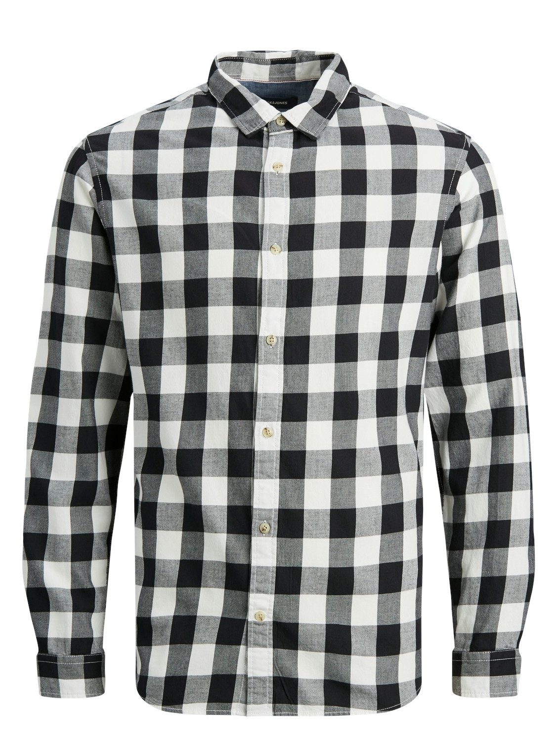Jack & Jones PlusSize Geruit overhemd JJEGINGHAM TWILL SHIRT L/S NOOS PLS