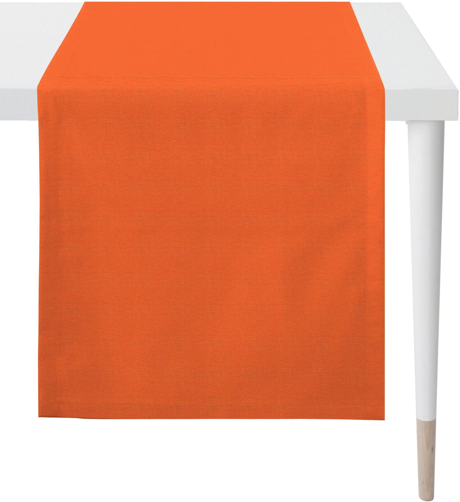 APELT Tafelloper 3900 Uni / OUTDOOR, zomerdecoratie, zomer (1 stuk) tafelkleden oranje