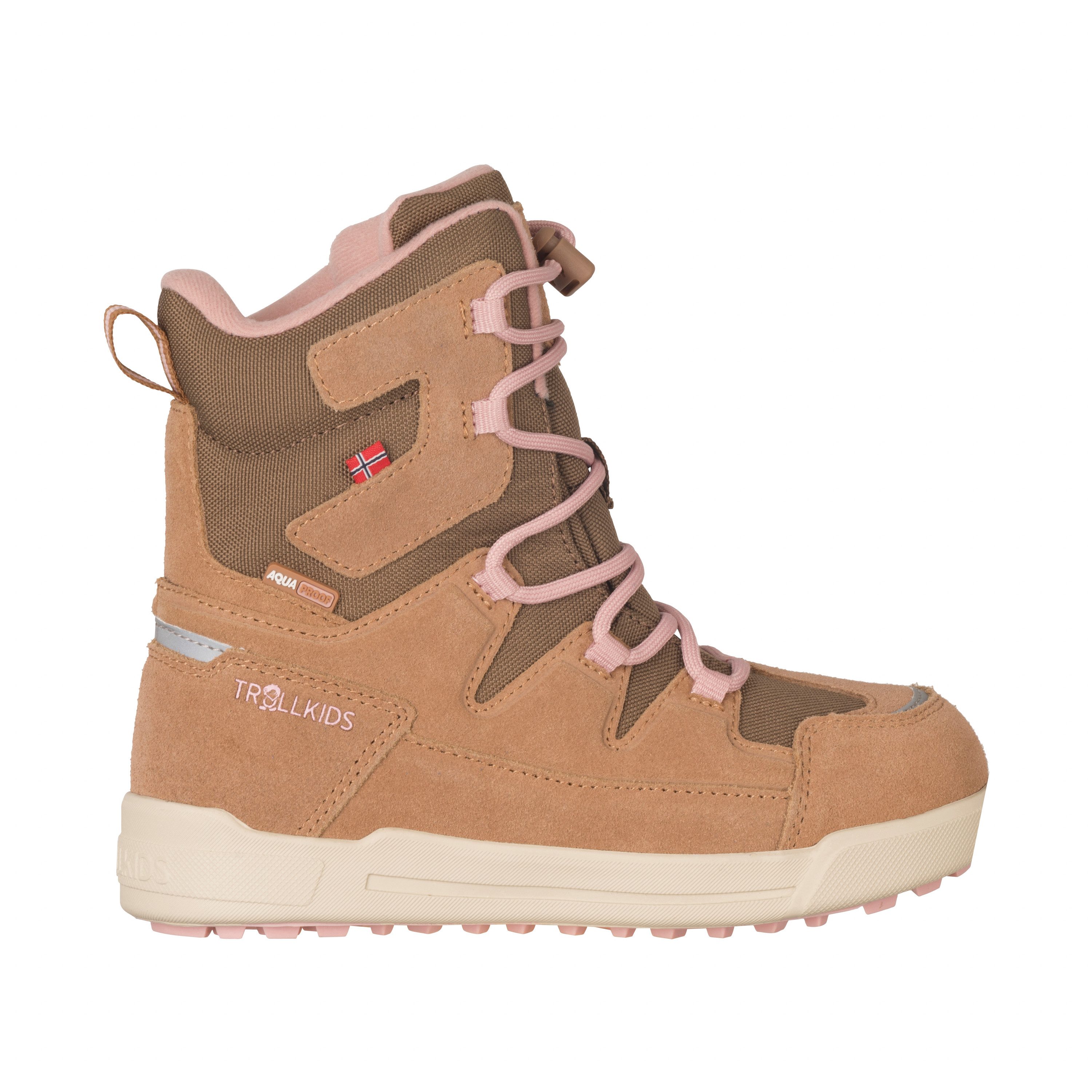 TROLLKIDS Winterlaarzen KIDS FINNMARK WINTER BOOTS waterdicht, snelsluiting met veters