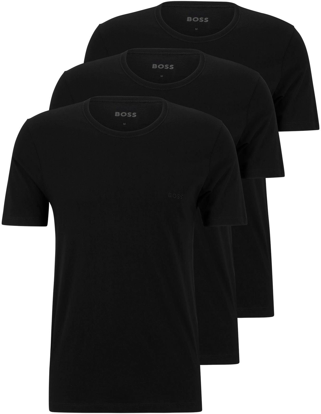 BOSS T-shirt Ronde hals BOSS ONE x David Beckham (3-delig, Set van 3)