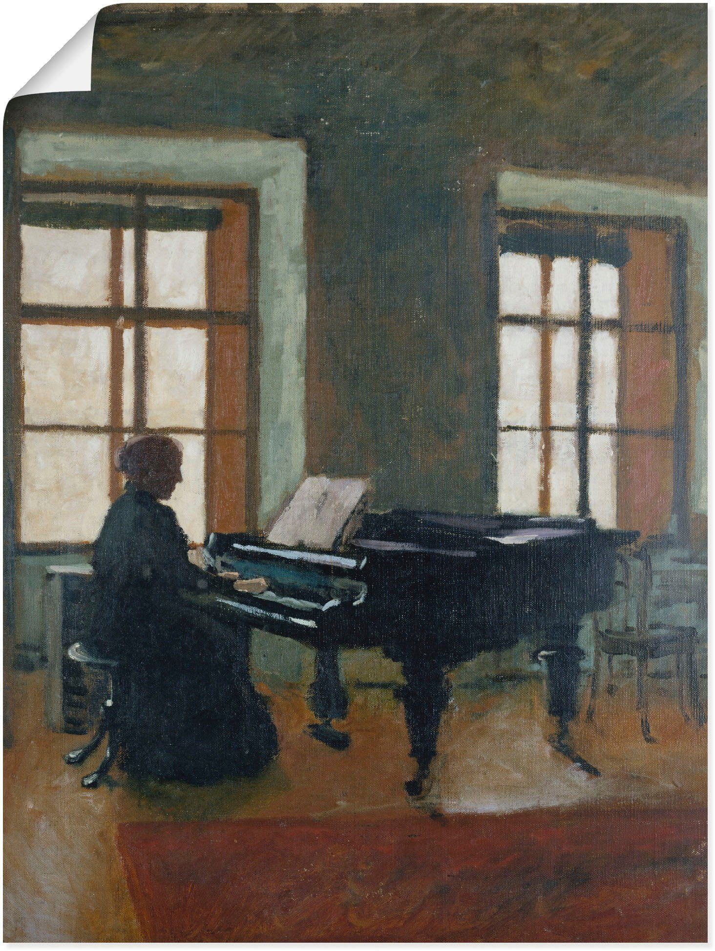 Artland artprint Am Klavier. 1910