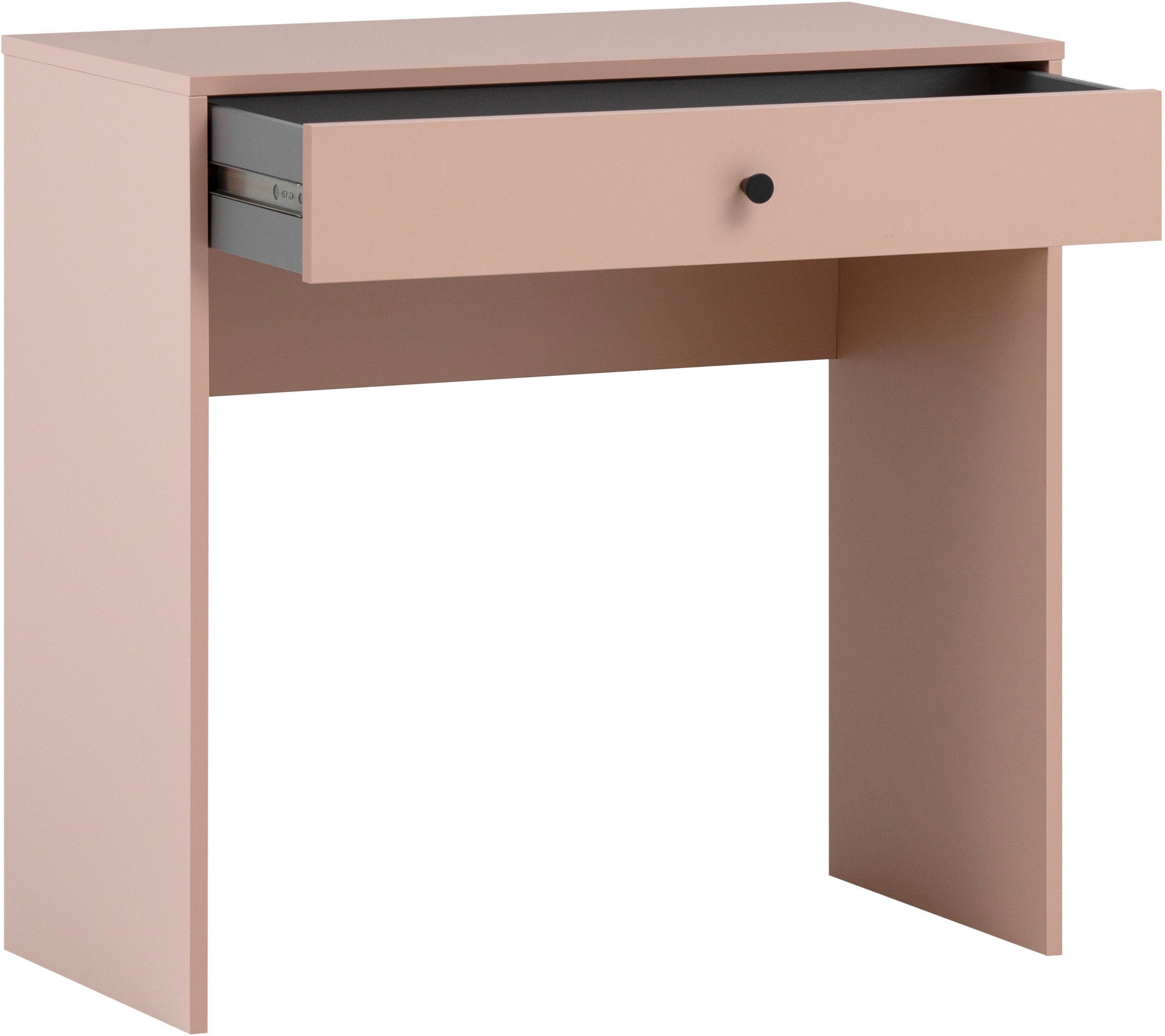 Schildmeyer Make-uptafel Smash, breedte 80 cm, laptoptafel, sidetable Lade met uittrekbegrenzing en hoogwaardig metalen beslag