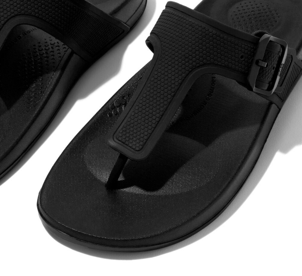 Fitflop Teenslippers IQUSHION ADJUSTABLE BUCKLE FLIP-FLOPS , zomerschoen, slippers, badschoen met verstelbare gesp