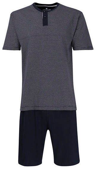 TOM TAILOR Shortama Nebraska met coole combinatie van boven- en onderstuk (2-delig)