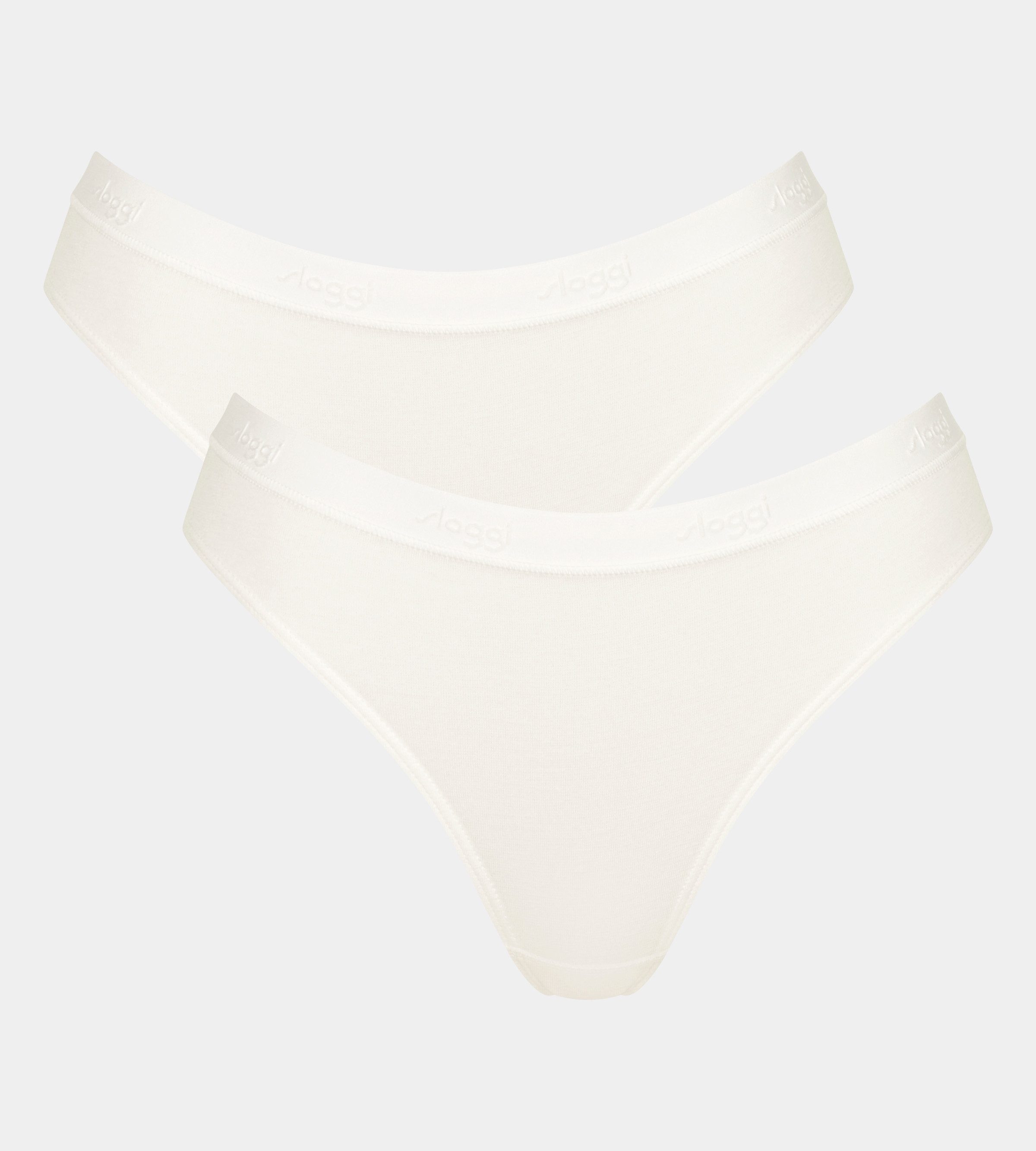 Sloggi Slip GO Casual High leg 2P zachte en ademende katoenkwaliteit (2 stuks, Set van 2)