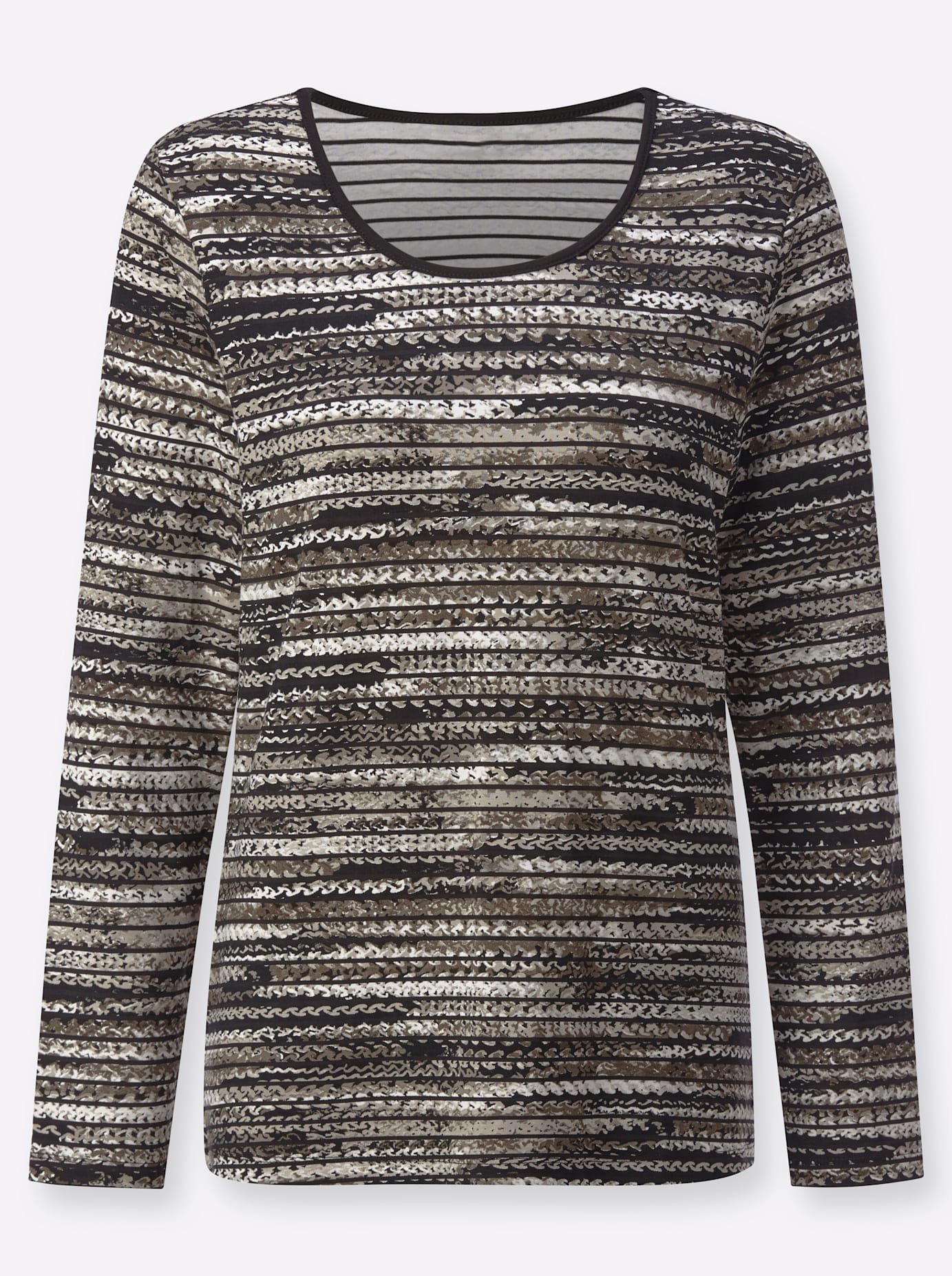 Casual Looks Shirt met print Gedessineerd shirt (1-delig)