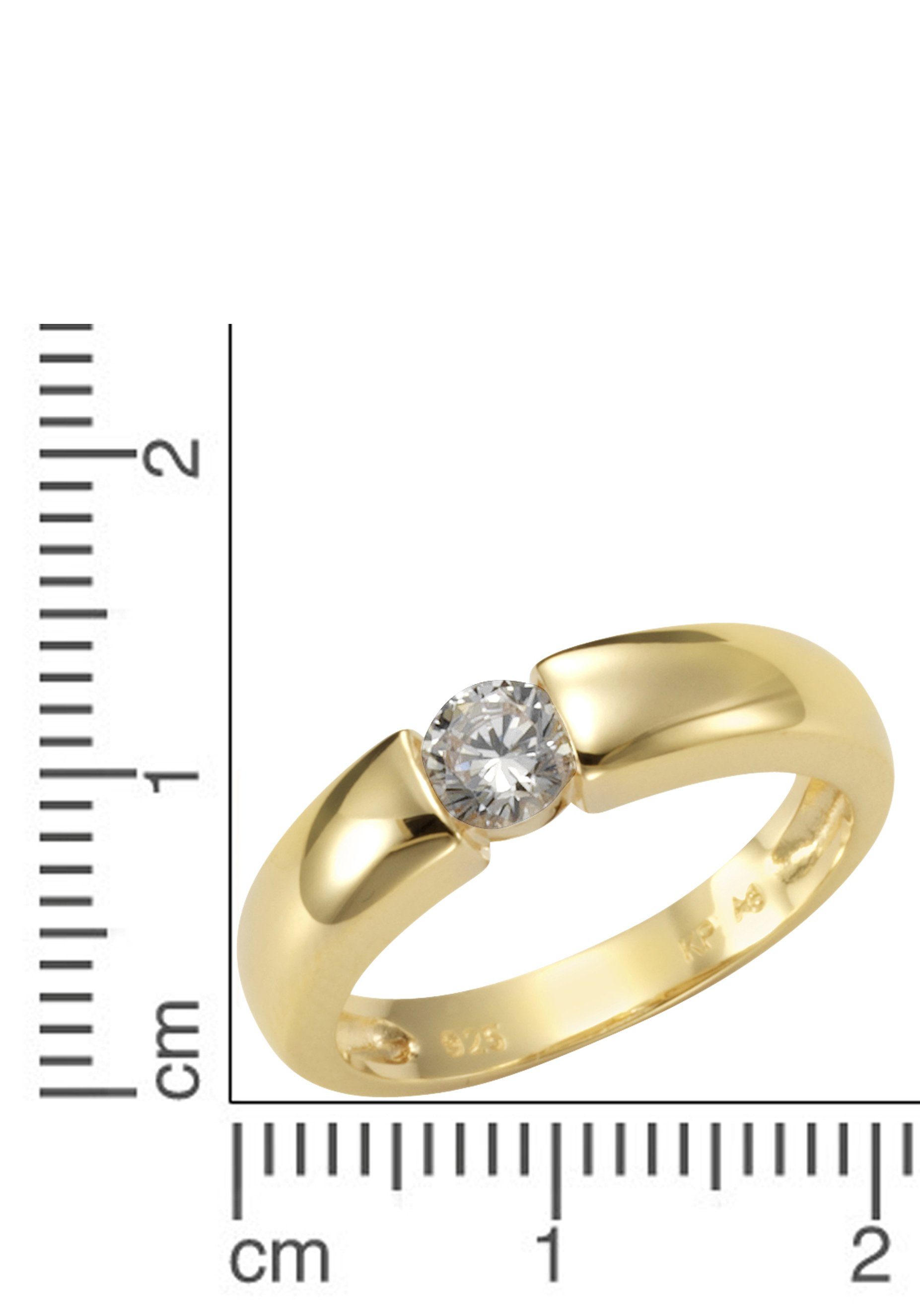 Firetti Ring Sieraad cadeau zilver 925 zilveren ring spannring-look