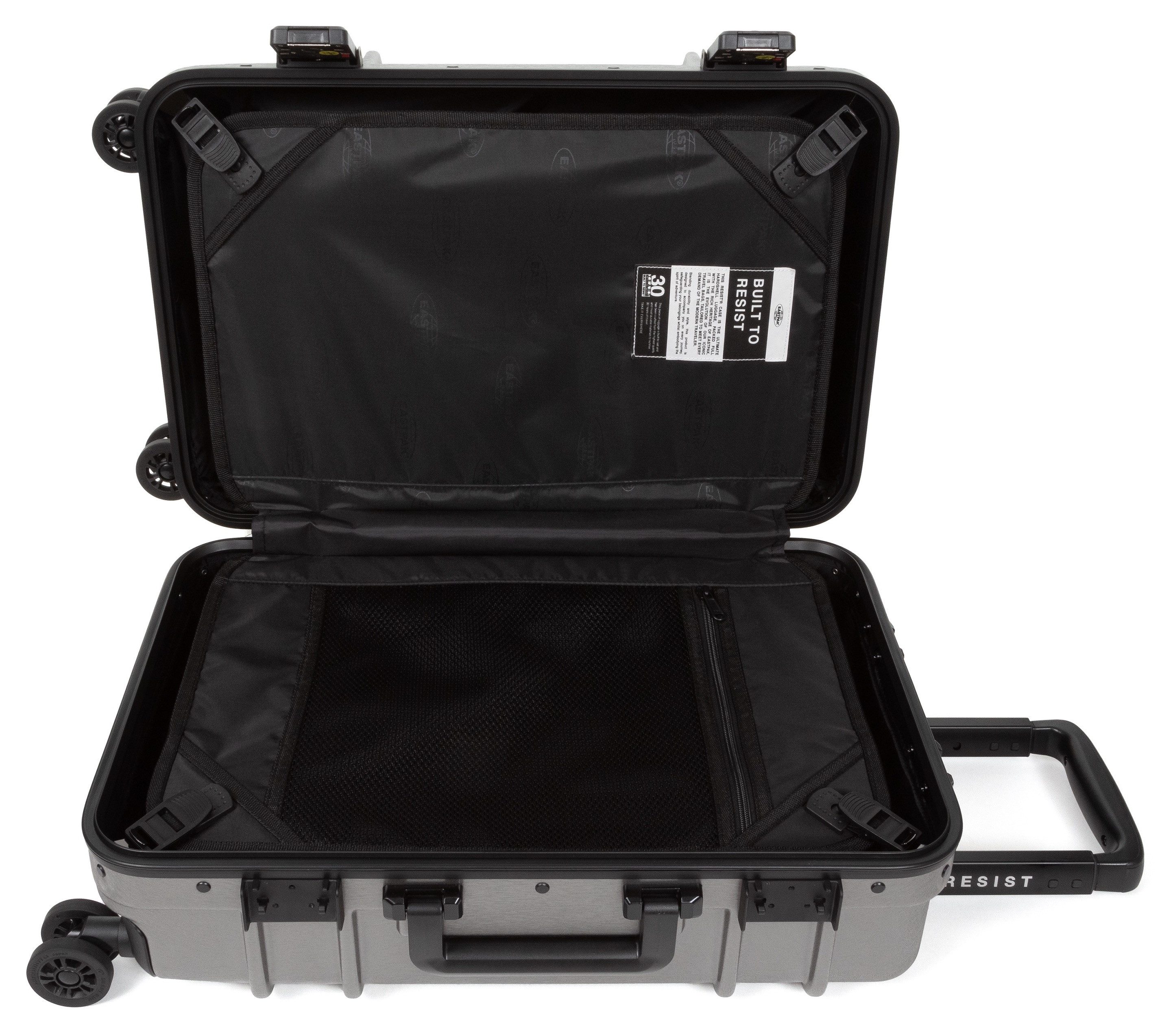 Eastpak Hardshell-trolley RESIST'R CASE S BRUSHED METAL met 30 jaar garantie