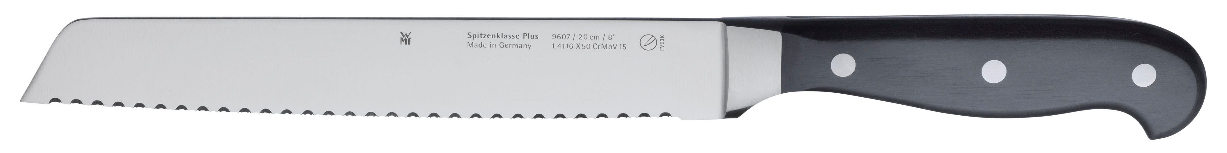WMF Messenset Spitzenklasse Plus Performance Cut, handgesmeed, vingerbescherming, Made in Germany (set, 5-delig)
