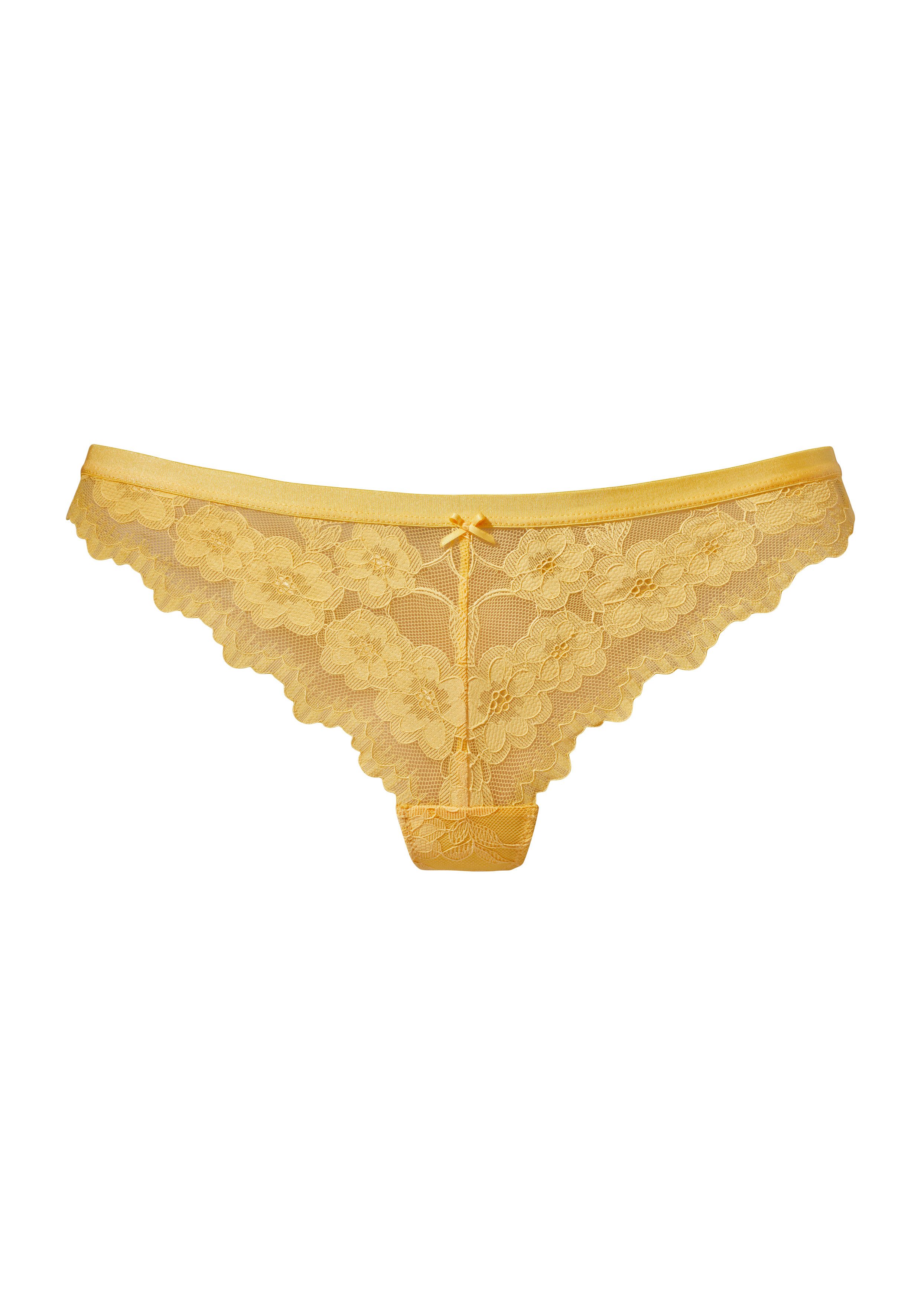 Lascana String van delicate, elastische jacquard kant