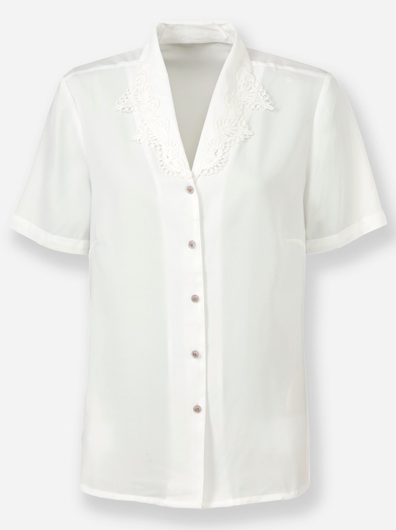Classic Blouse met korte mouwen