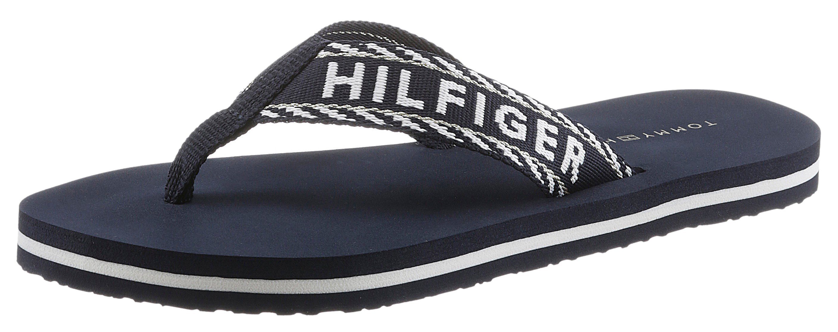 Tommy Hilfiger Teenslippers TOMMY WEBBING SANDAL super geschikt voor bad en strand