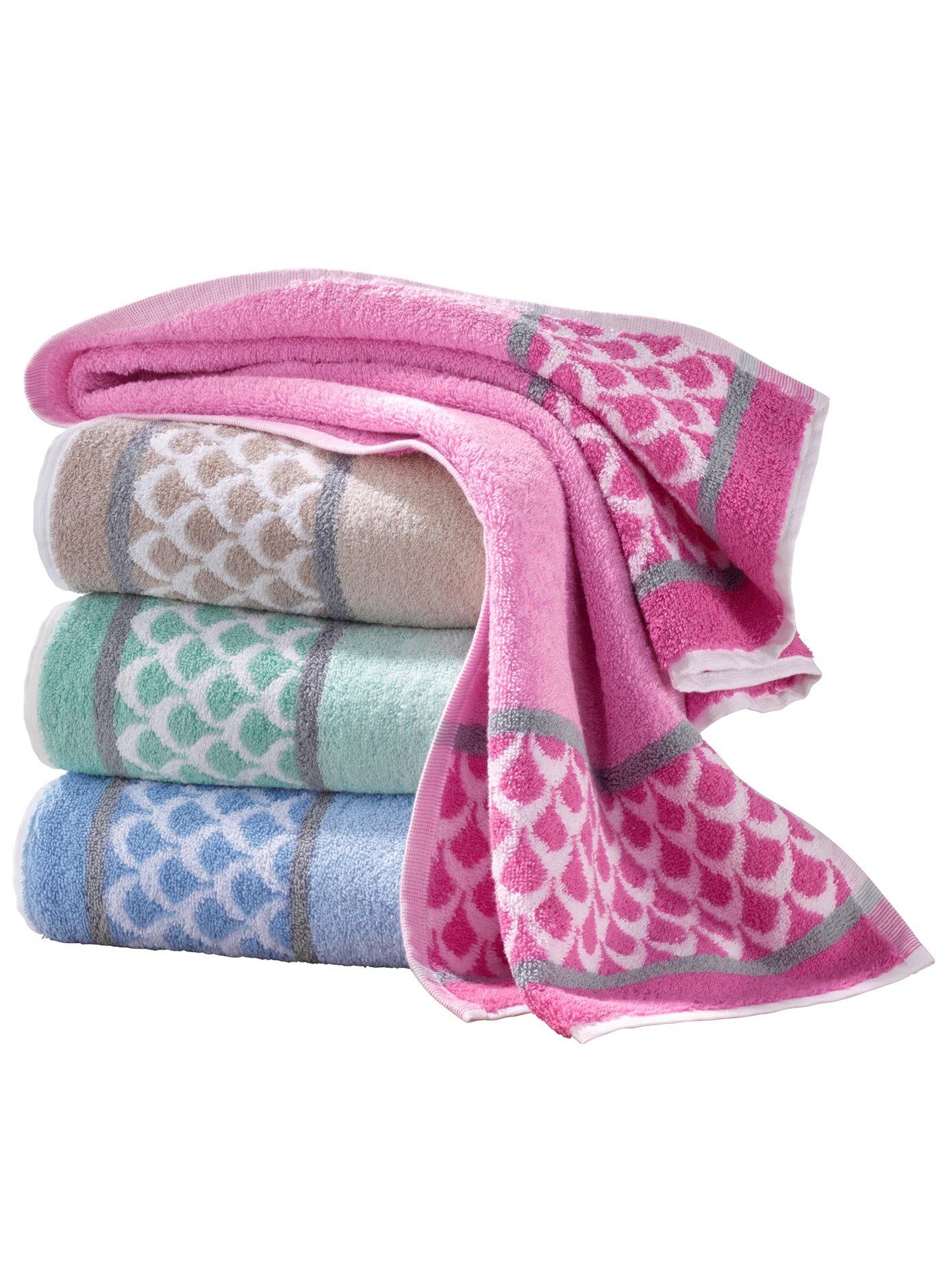 ROSS Handdoek (1 stuk) handdoeken groen
